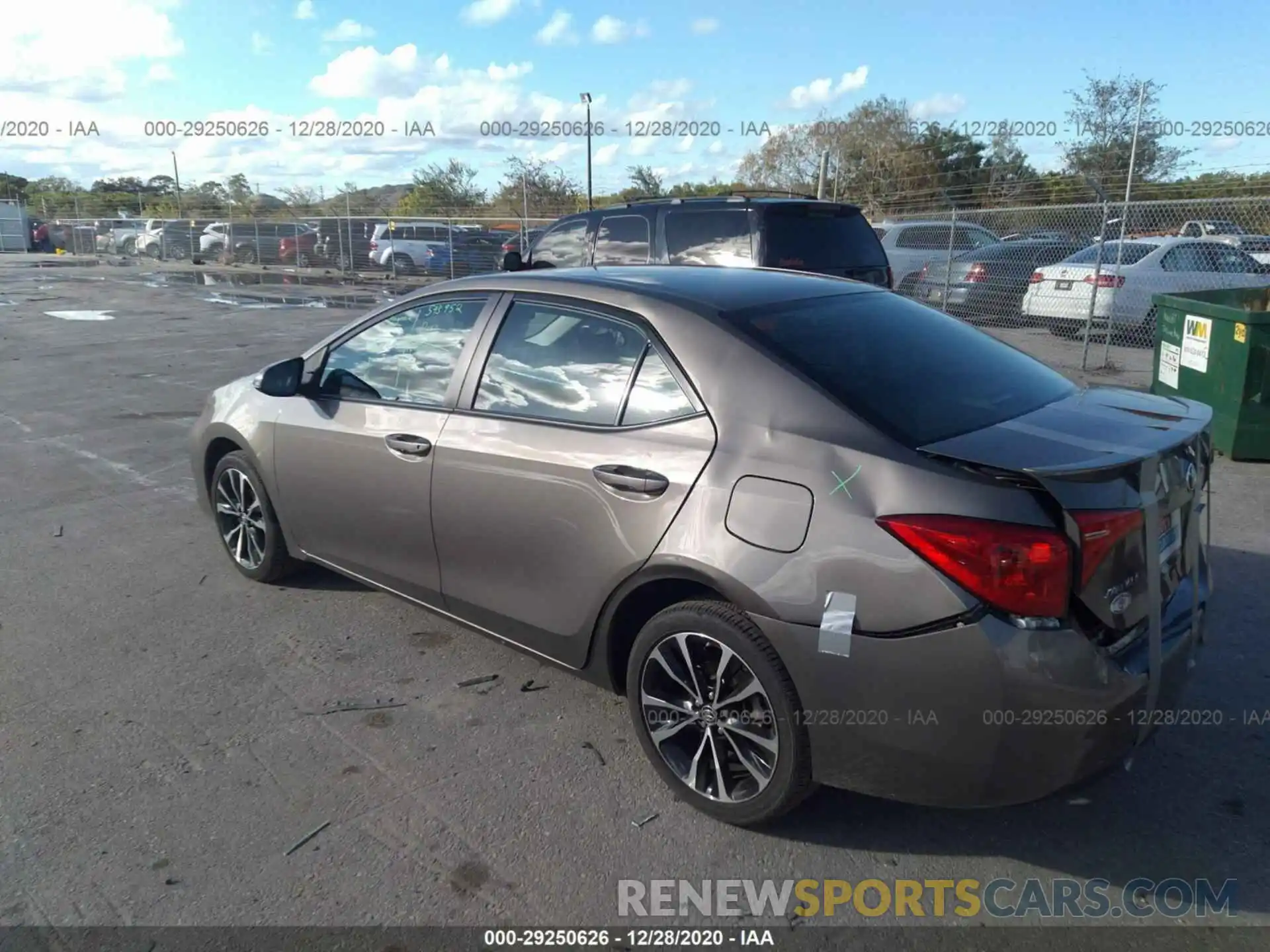 3 Photograph of a damaged car 5YFBURHE2KP920786 TOYOTA COROLLA 2019