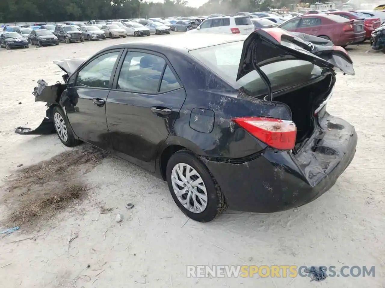 3 Photograph of a damaged car 5YFBURHE2KP921095 TOYOTA COROLLA 2019