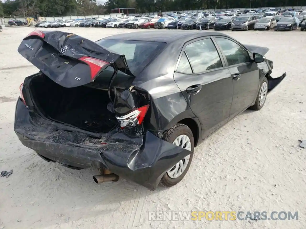 4 Photograph of a damaged car 5YFBURHE2KP921095 TOYOTA COROLLA 2019