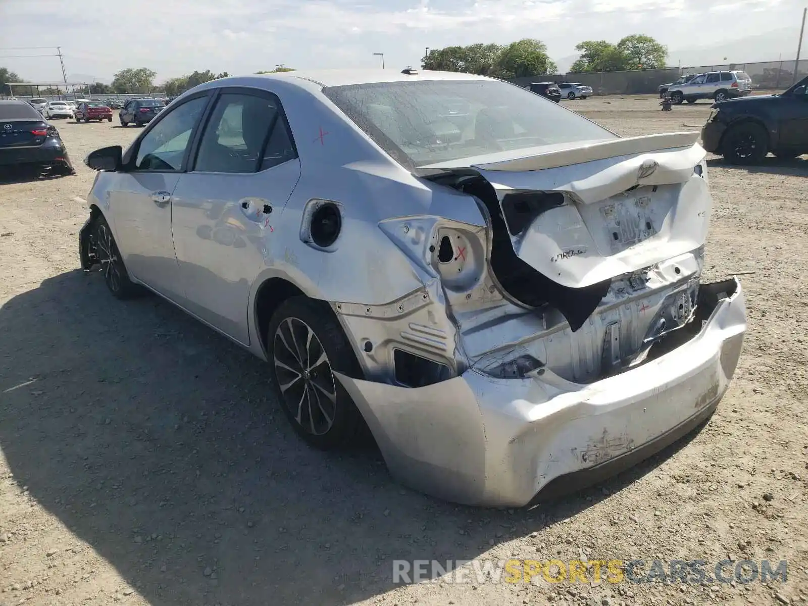 3 Photograph of a damaged car 5YFBURHE2KP921128 TOYOTA COROLLA 2019