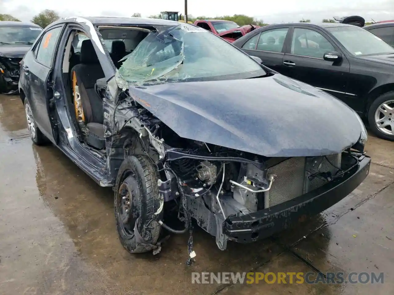 1 Photograph of a damaged car 5YFBURHE2KP921453 TOYOTA COROLLA 2019