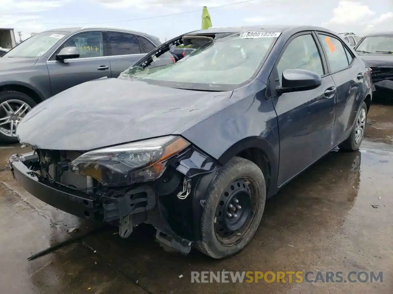 2 Photograph of a damaged car 5YFBURHE2KP921453 TOYOTA COROLLA 2019