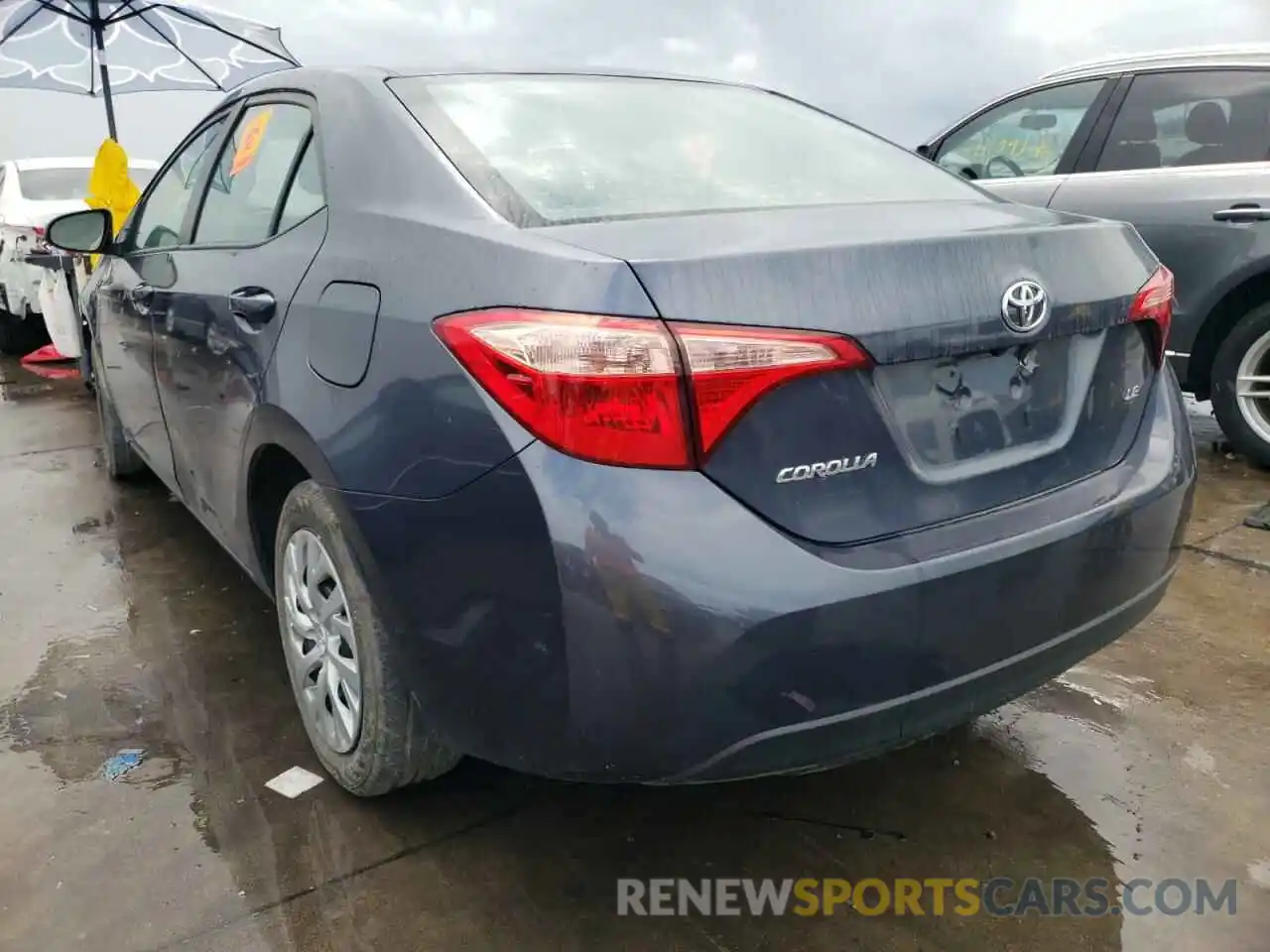 3 Photograph of a damaged car 5YFBURHE2KP921453 TOYOTA COROLLA 2019