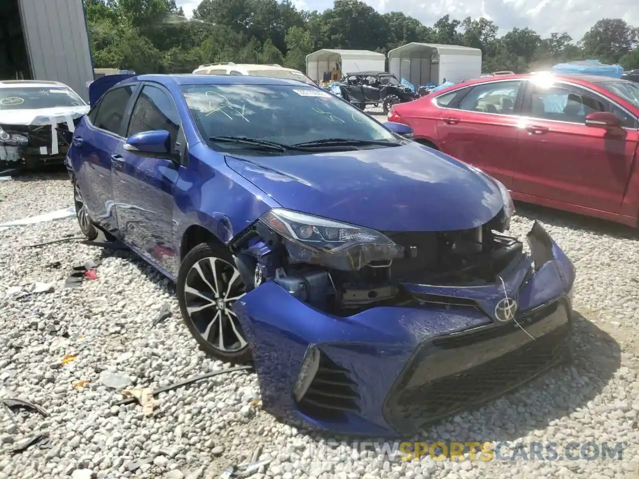 1 Photograph of a damaged car 5YFBURHE2KP921582 TOYOTA COROLLA 2019