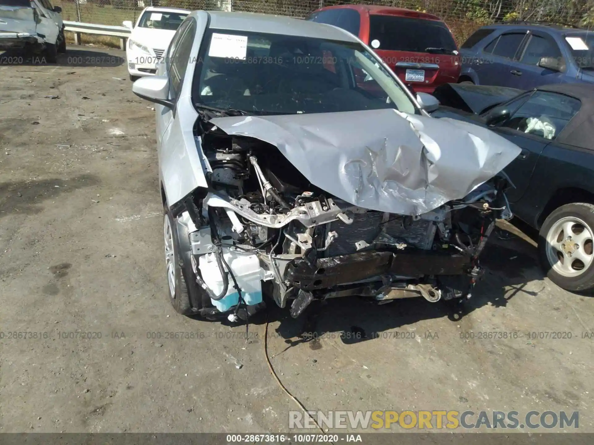 6 Photograph of a damaged car 5YFBURHE2KP922053 TOYOTA COROLLA 2019