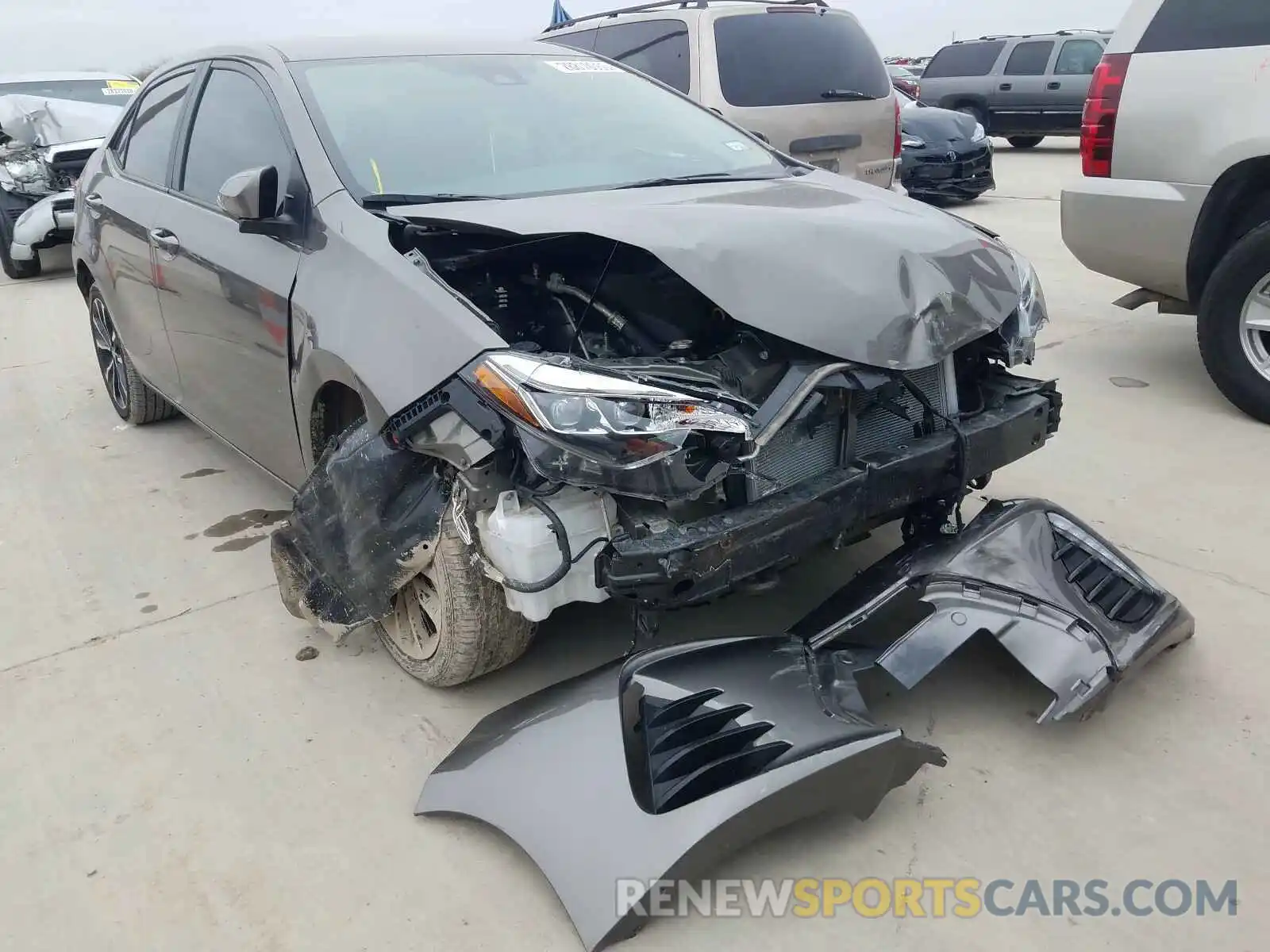 1 Photograph of a damaged car 5YFBURHE2KP922165 TOYOTA COROLLA 2019