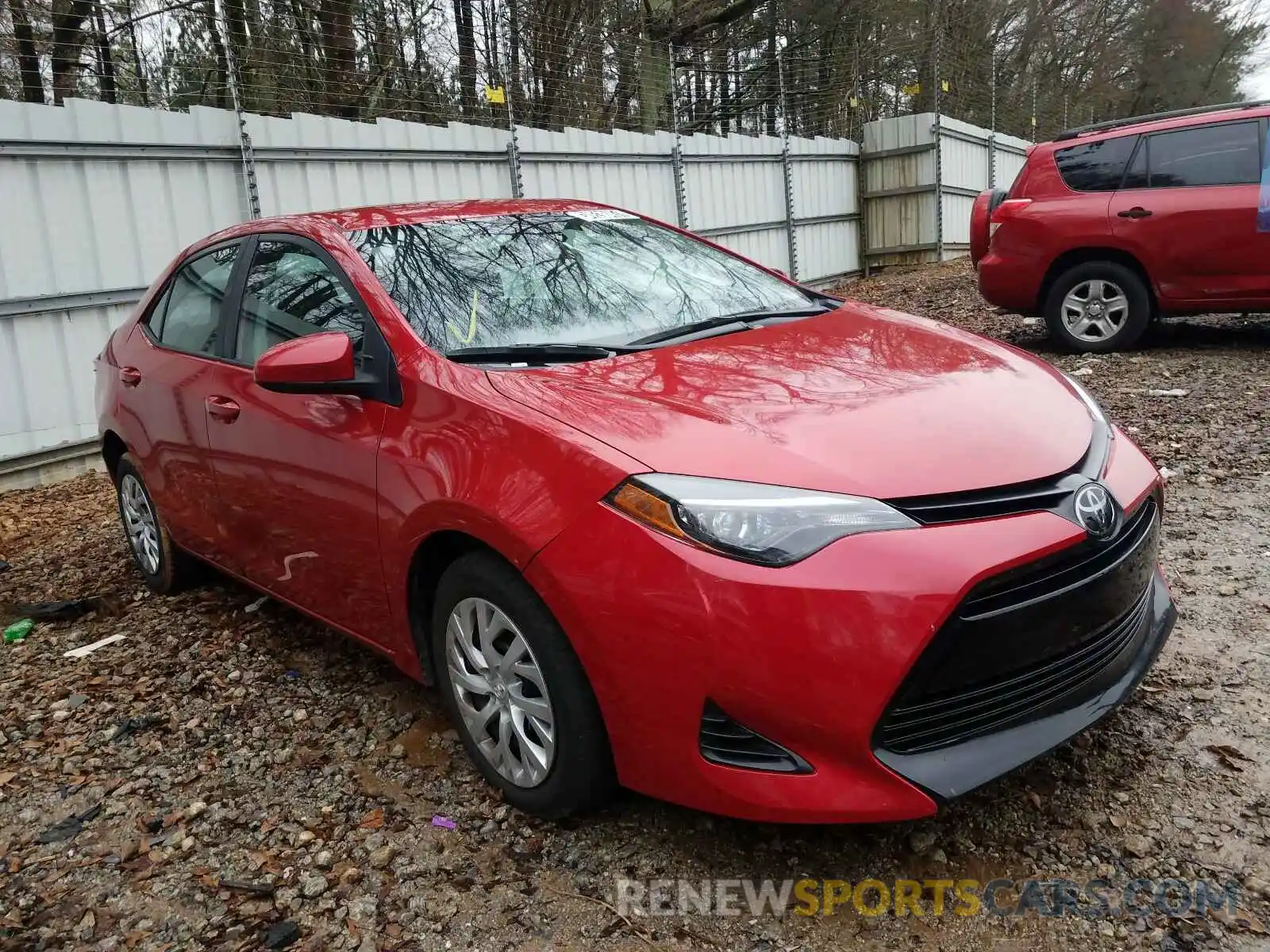 1 Photograph of a damaged car 5YFBURHE2KP922506 TOYOTA COROLLA 2019