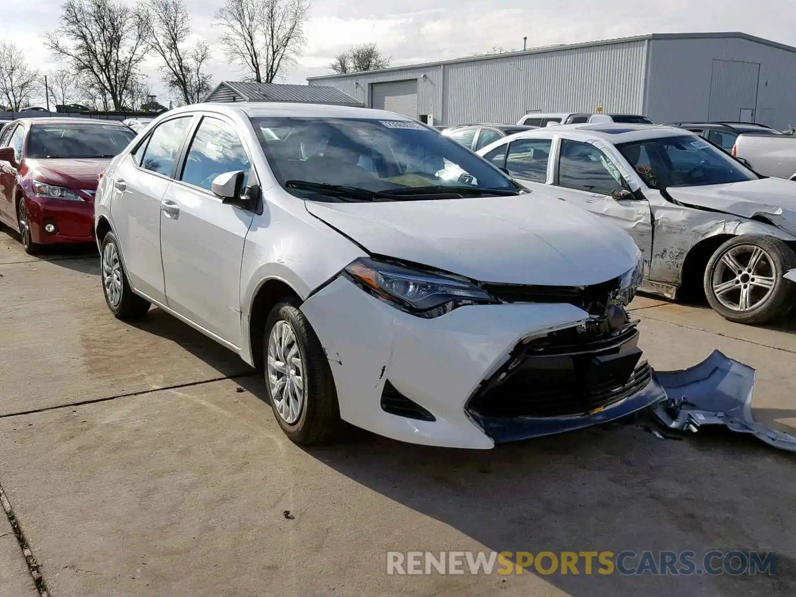 1 Photograph of a damaged car 5YFBURHE2KP922540 TOYOTA COROLLA 2019