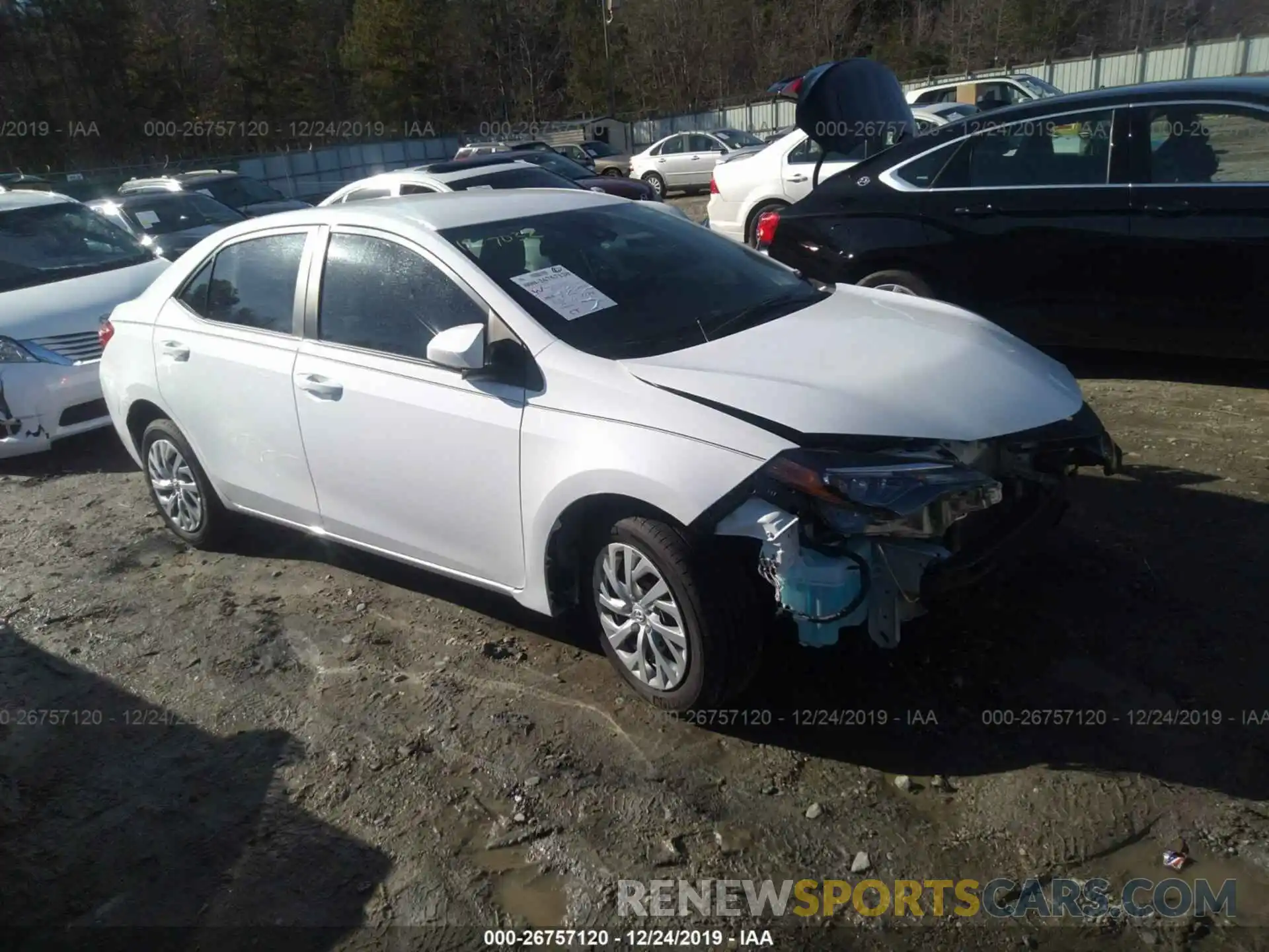 1 Photograph of a damaged car 5YFBURHE2KP922618 TOYOTA COROLLA 2019