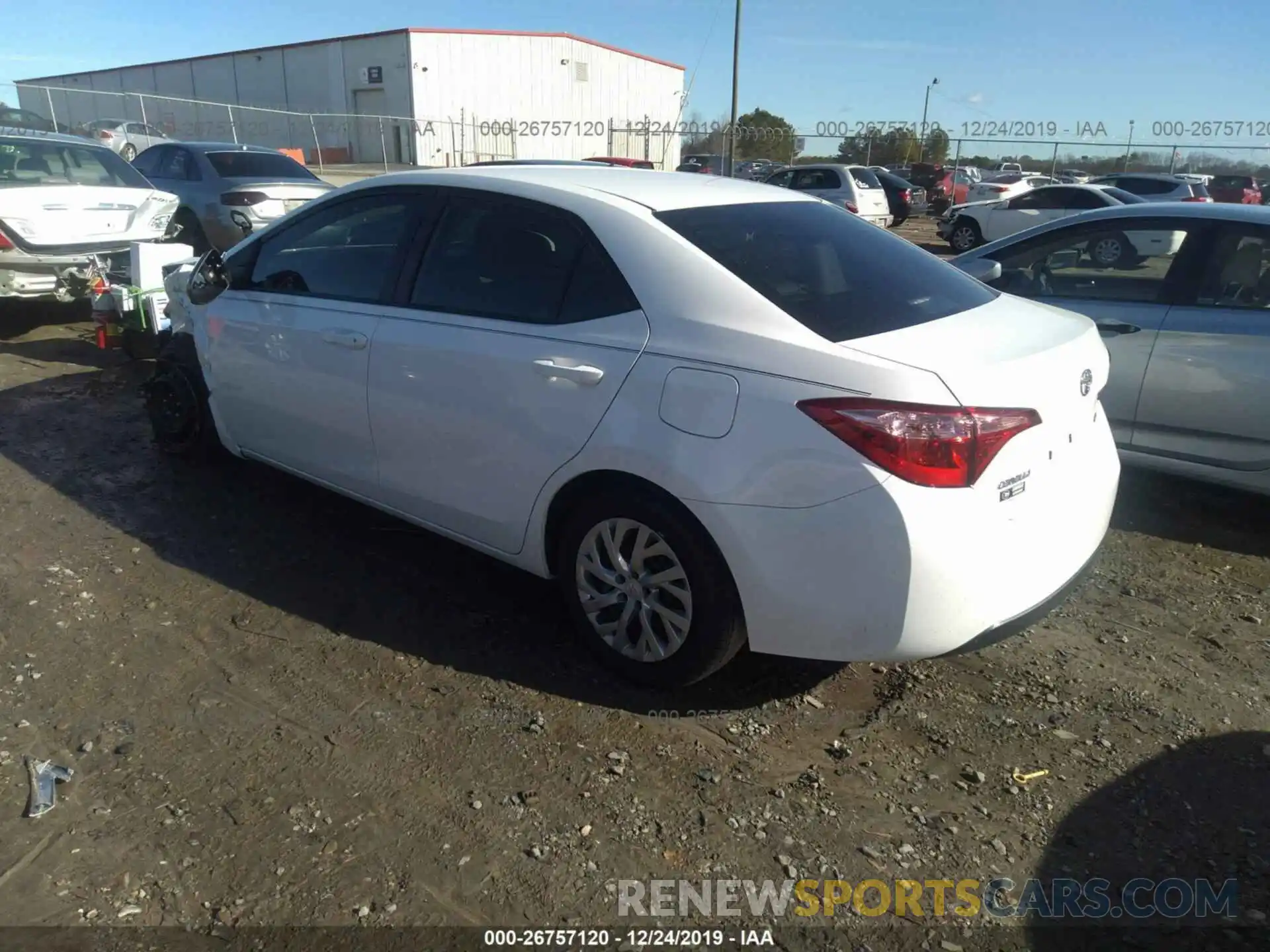 3 Photograph of a damaged car 5YFBURHE2KP922618 TOYOTA COROLLA 2019