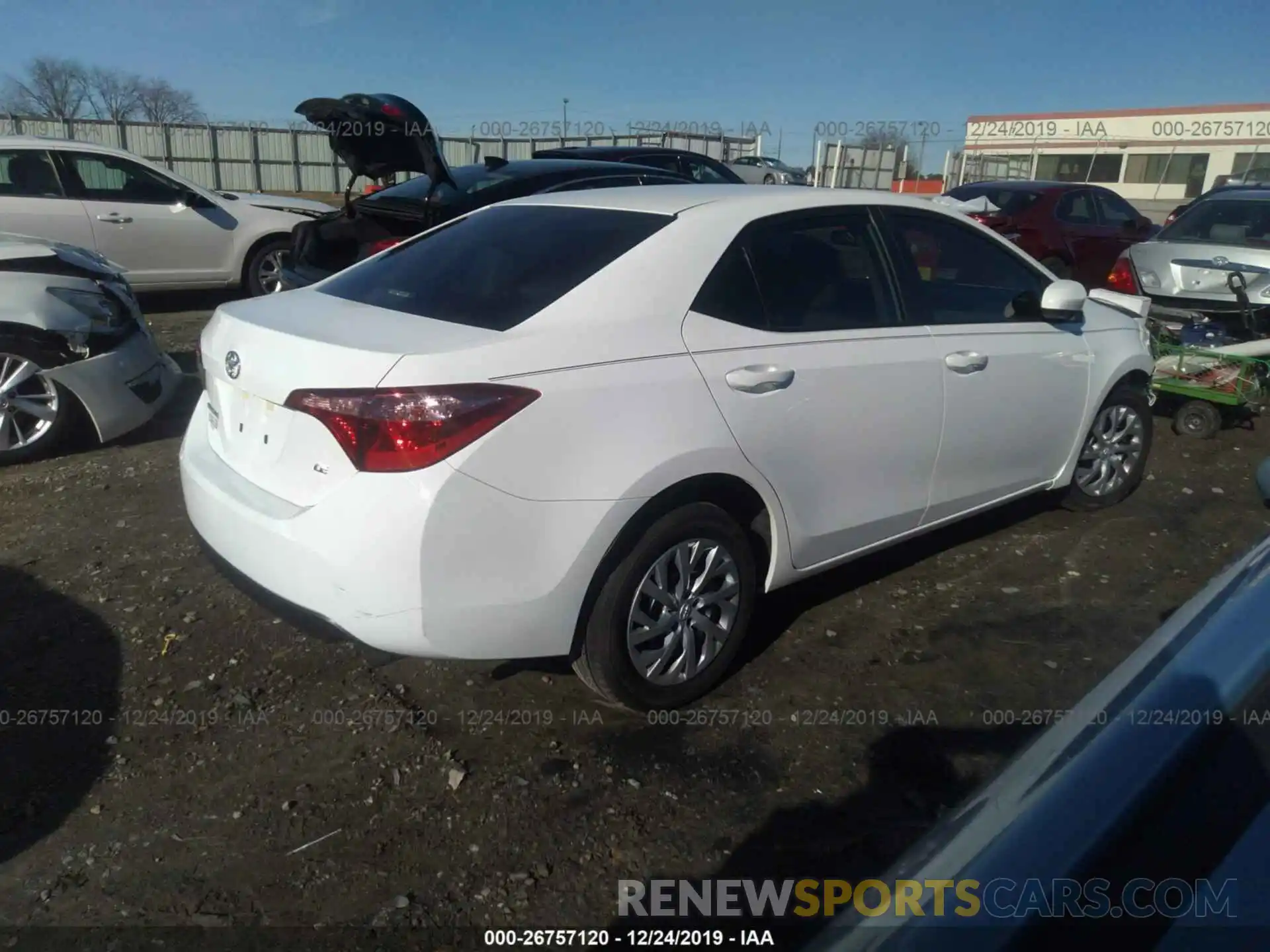 4 Photograph of a damaged car 5YFBURHE2KP922618 TOYOTA COROLLA 2019