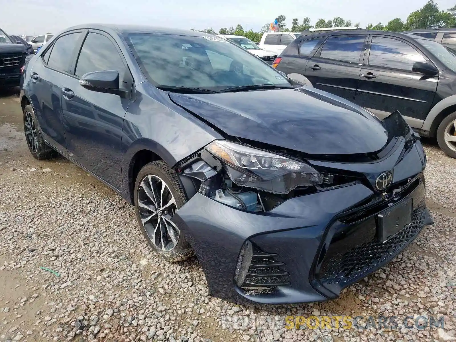 1 Photograph of a damaged car 5YFBURHE2KP922876 TOYOTA COROLLA 2019