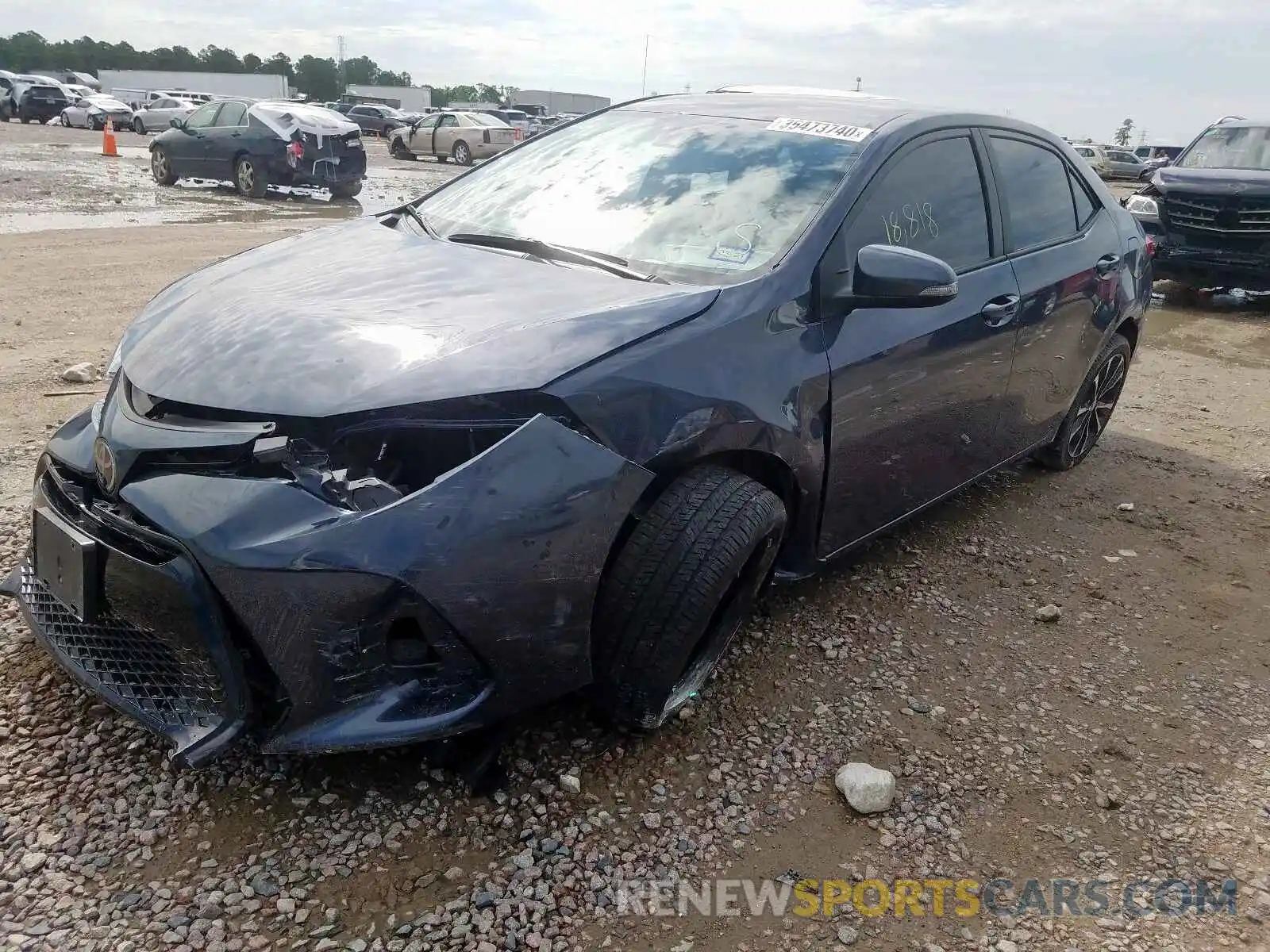 2 Photograph of a damaged car 5YFBURHE2KP922876 TOYOTA COROLLA 2019