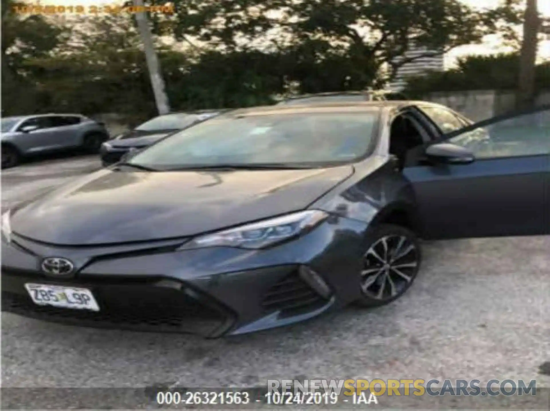 2 Photograph of a damaged car 5YFBURHE2KP923008 TOYOTA COROLLA 2019