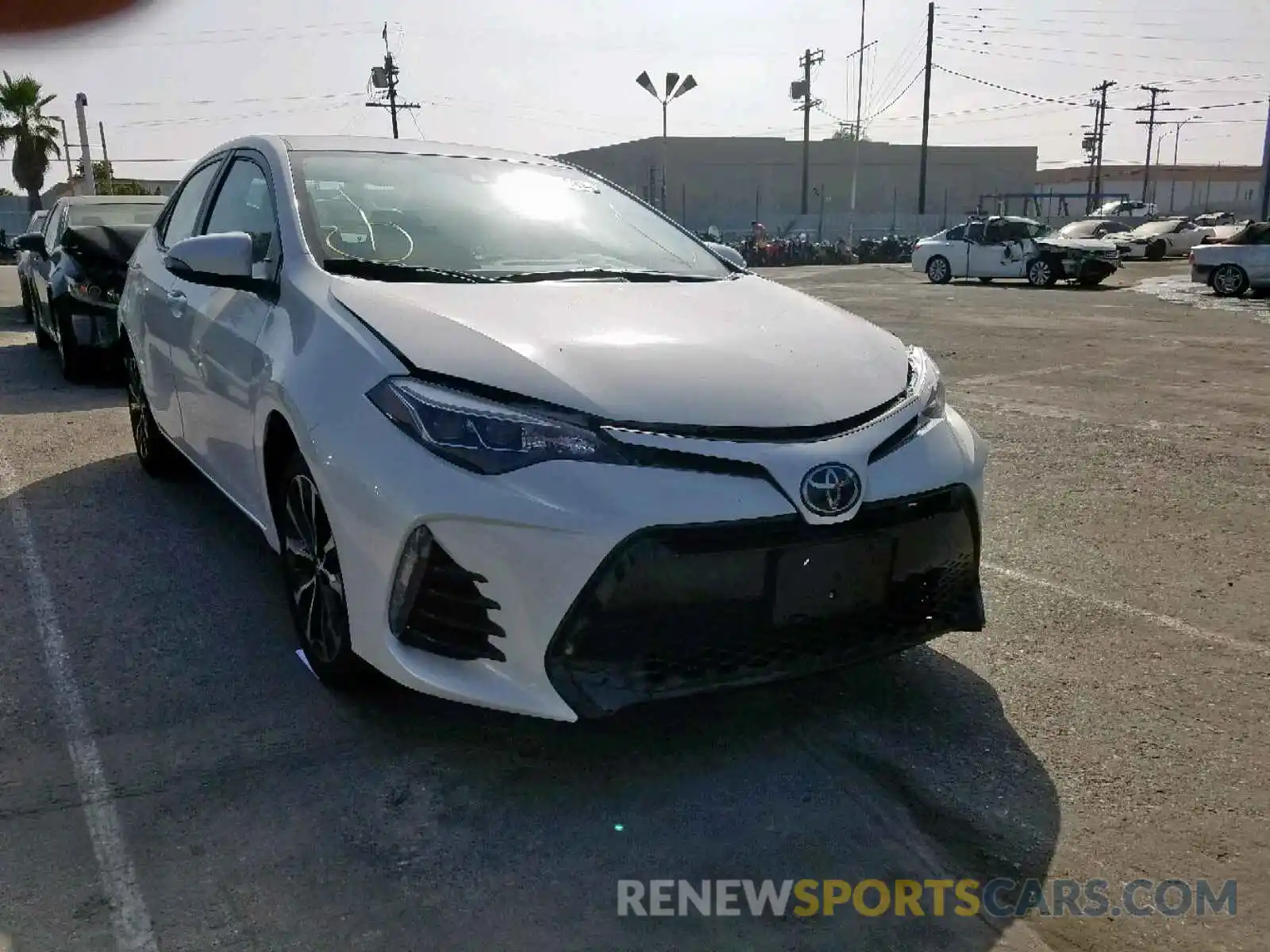 1 Photograph of a damaged car 5YFBURHE2KP923235 TOYOTA COROLLA 2019