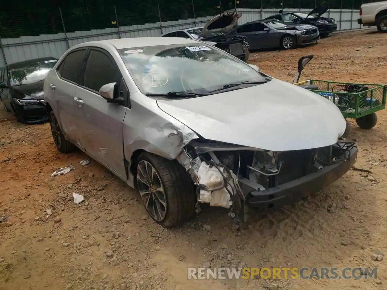 1 Photograph of a damaged car 5YFBURHE2KP923669 TOYOTA COROLLA 2019