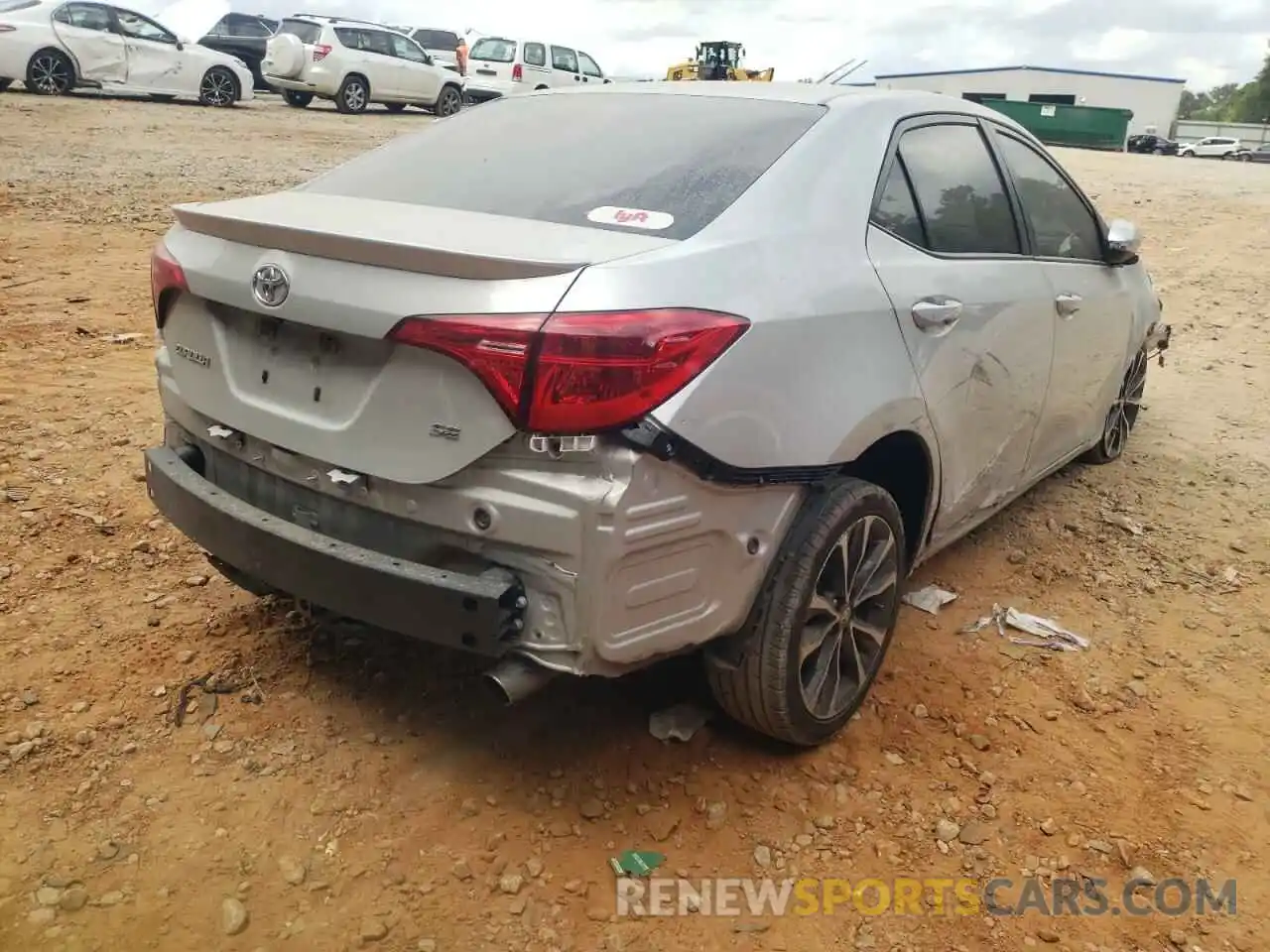 4 Photograph of a damaged car 5YFBURHE2KP923669 TOYOTA COROLLA 2019