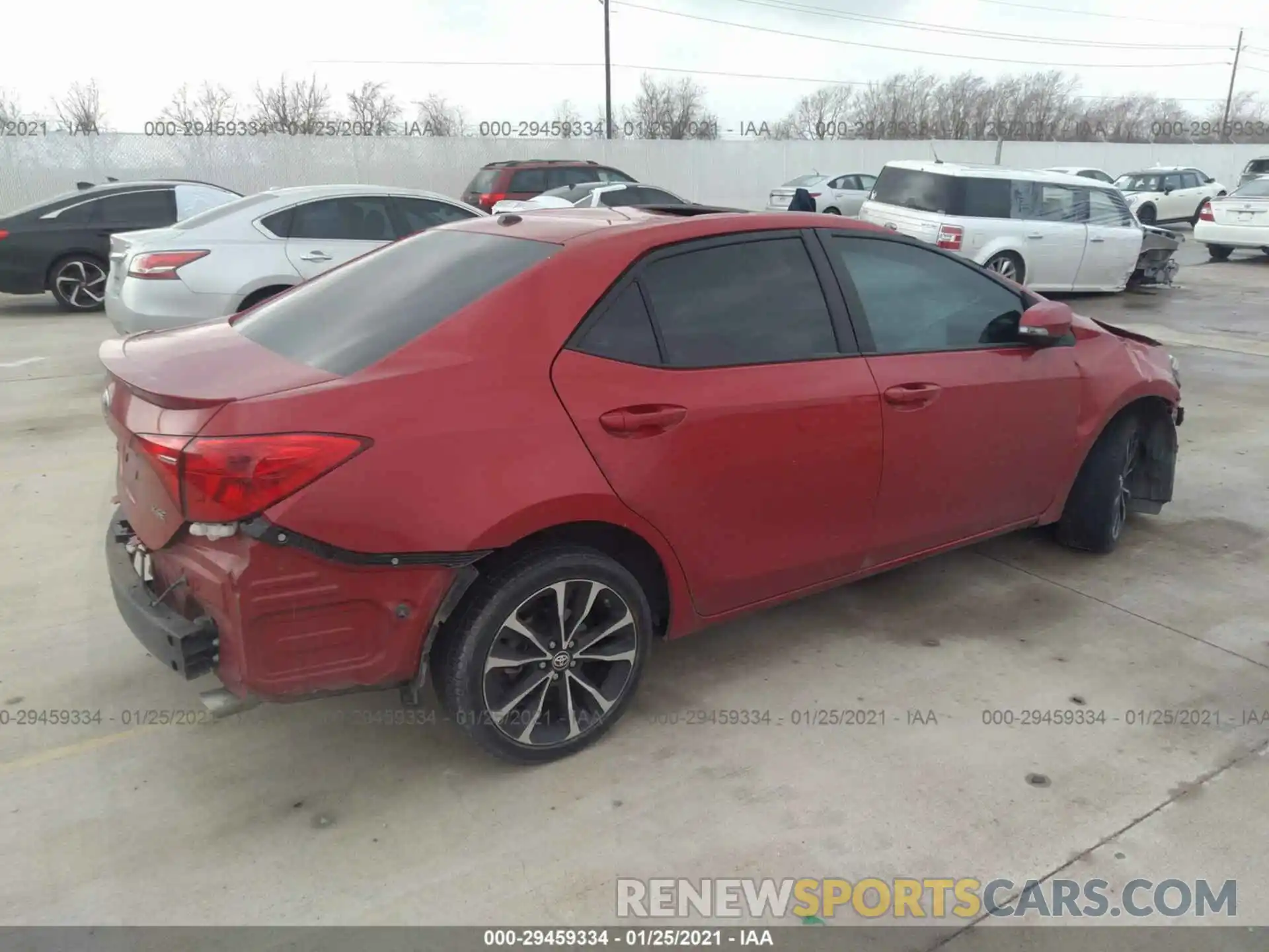 4 Photograph of a damaged car 5YFBURHE2KP923722 TOYOTA COROLLA 2019