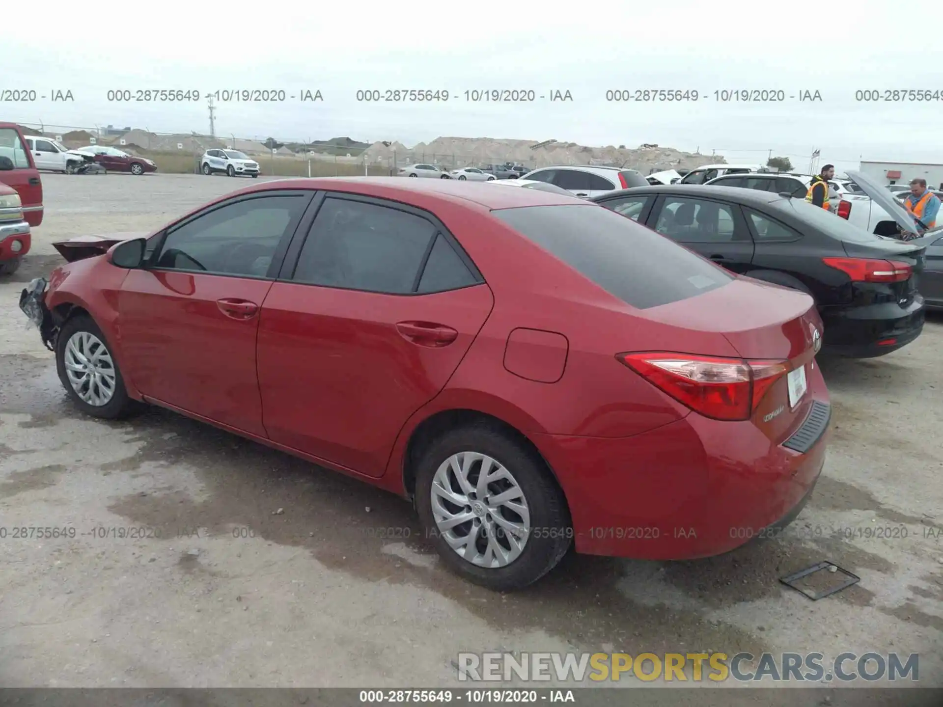 3 Photograph of a damaged car 5YFBURHE2KP923851 TOYOTA COROLLA 2019