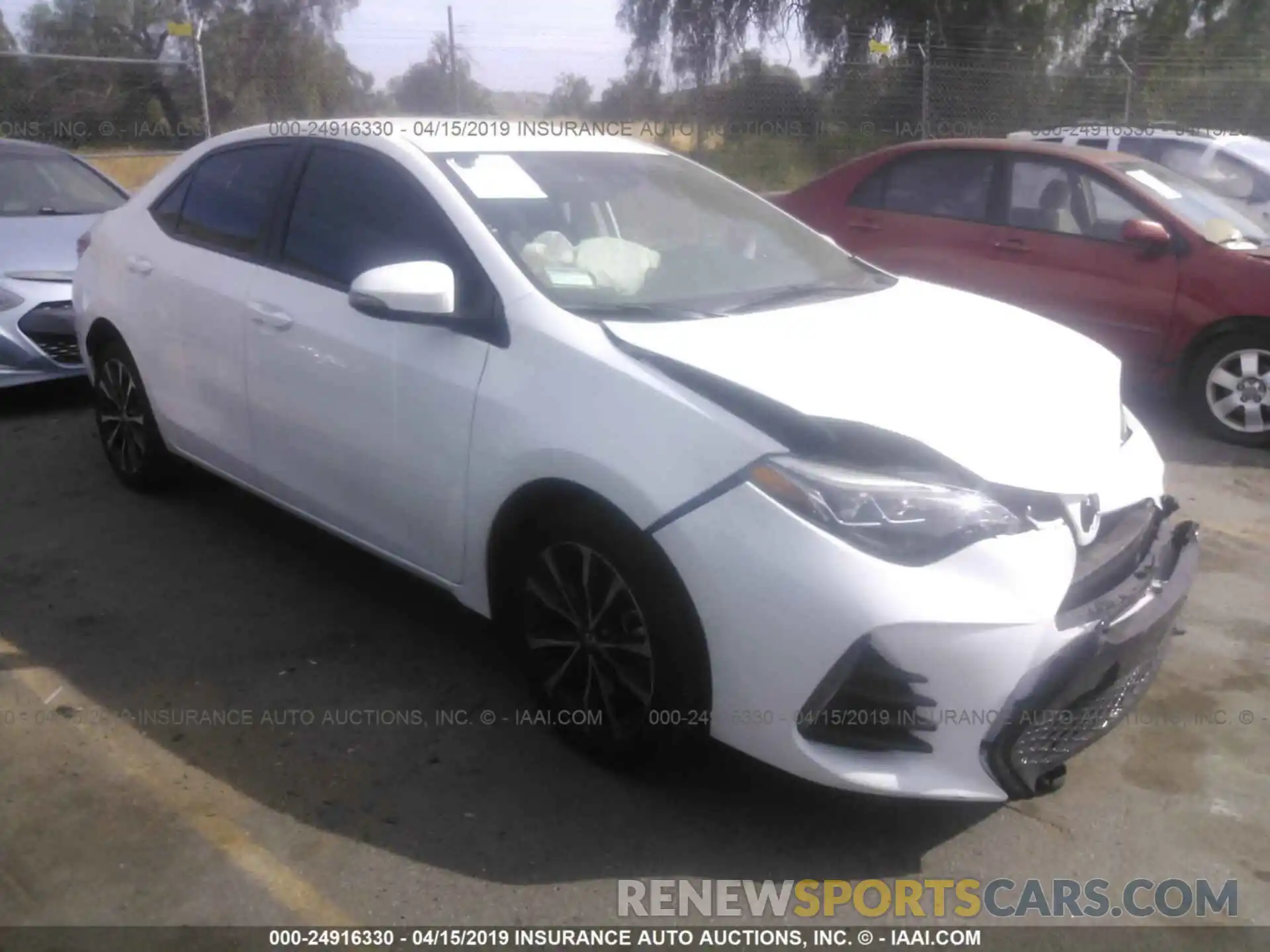 1 Photograph of a damaged car 5YFBURHE2KP924160 TOYOTA COROLLA 2019