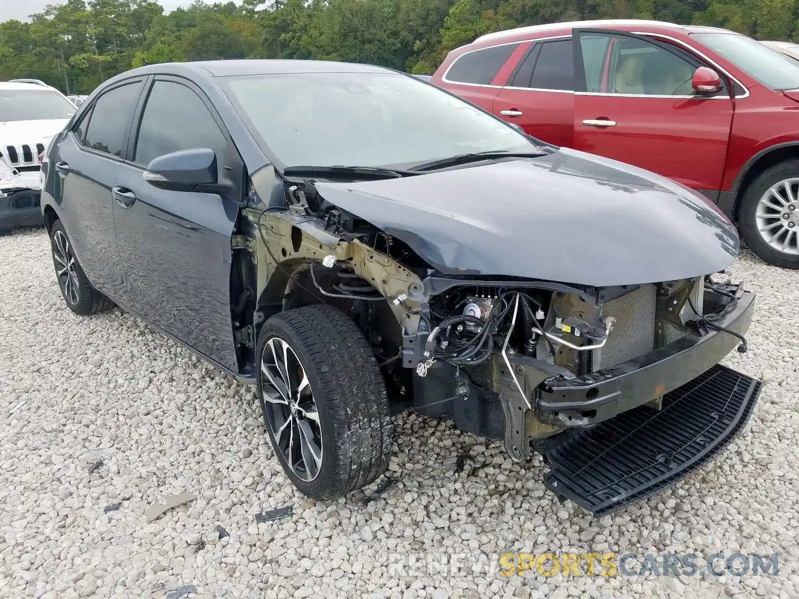 1 Photograph of a damaged car 5YFBURHE2KP924207 TOYOTA COROLLA 2019