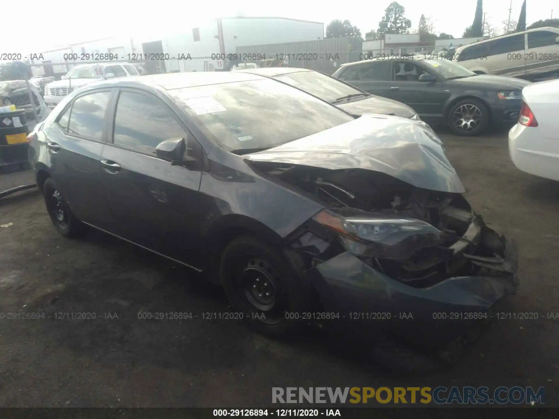 1 Photograph of a damaged car 5YFBURHE2KP924370 TOYOTA COROLLA 2019