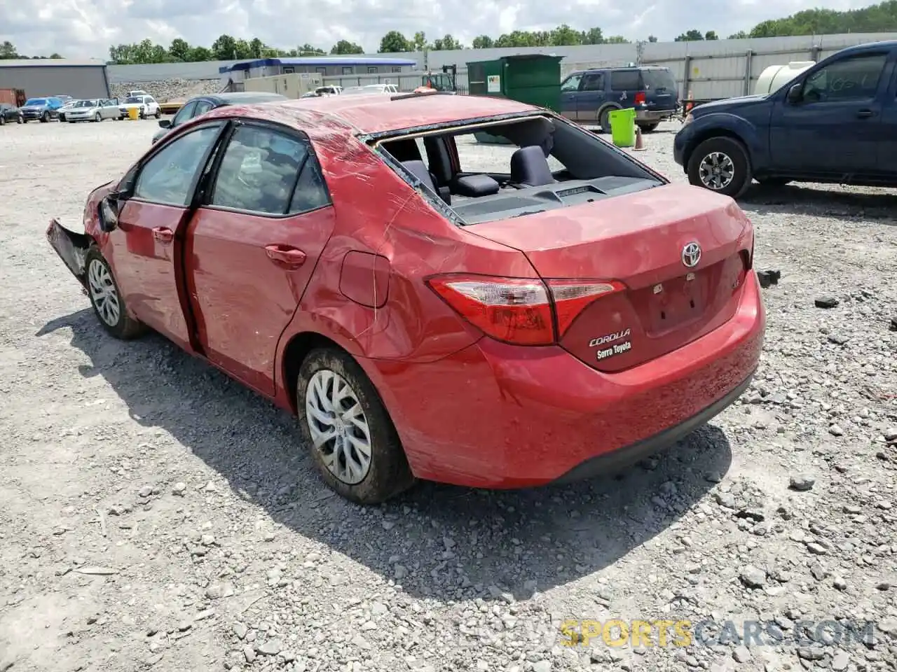 3 Photograph of a damaged car 5YFBURHE2KP924949 TOYOTA COROLLA 2019