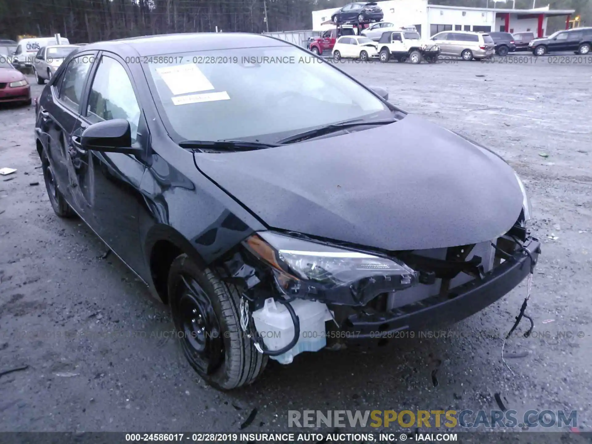 1 Photograph of a damaged car 5YFBURHE2KP925843 TOYOTA COROLLA 2019