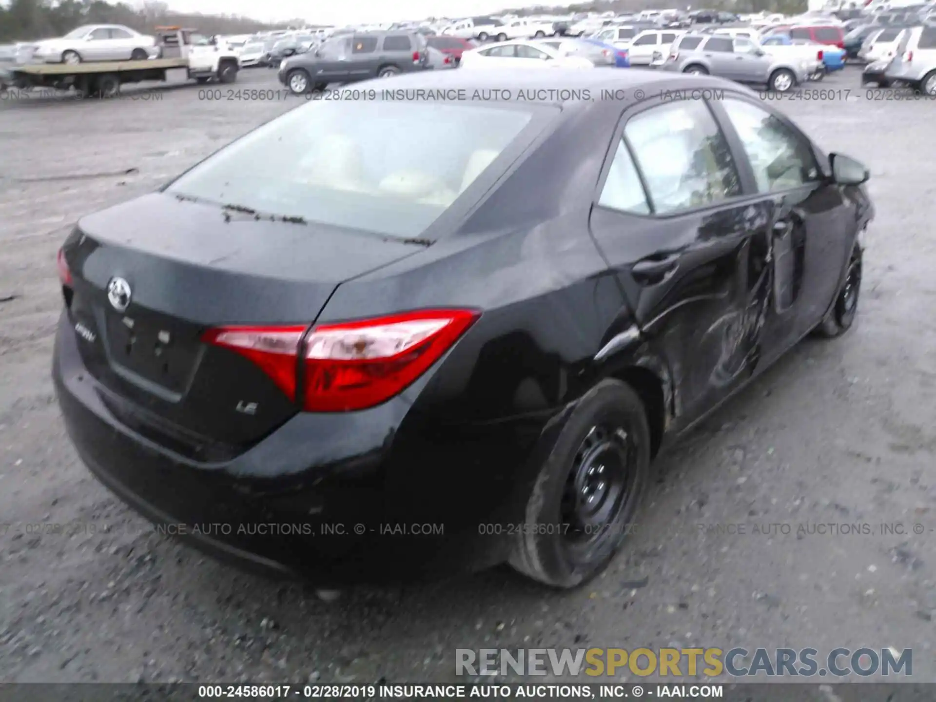 4 Photograph of a damaged car 5YFBURHE2KP925843 TOYOTA COROLLA 2019