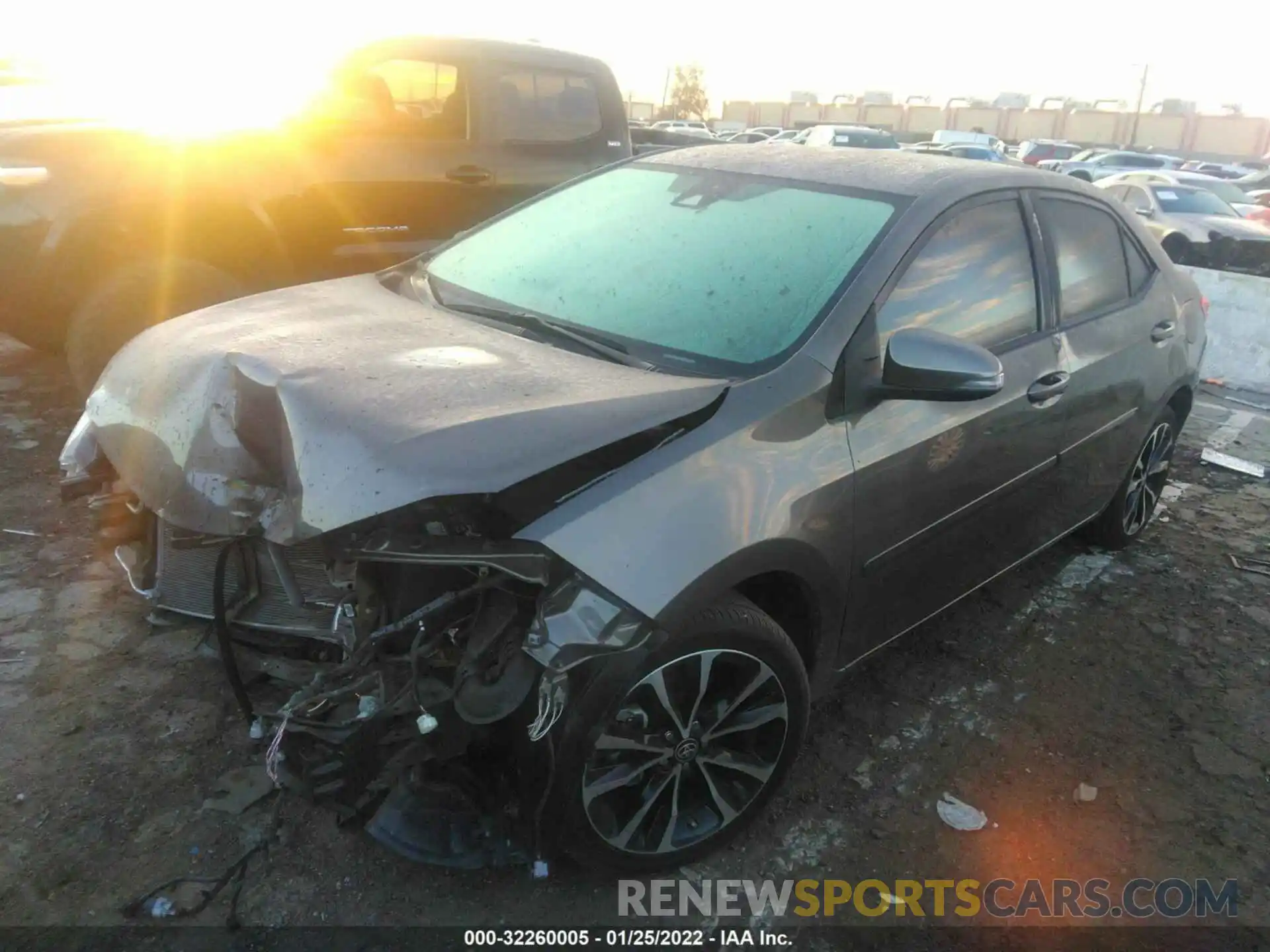 2 Photograph of a damaged car 5YFBURHE2KP926037 TOYOTA COROLLA 2019