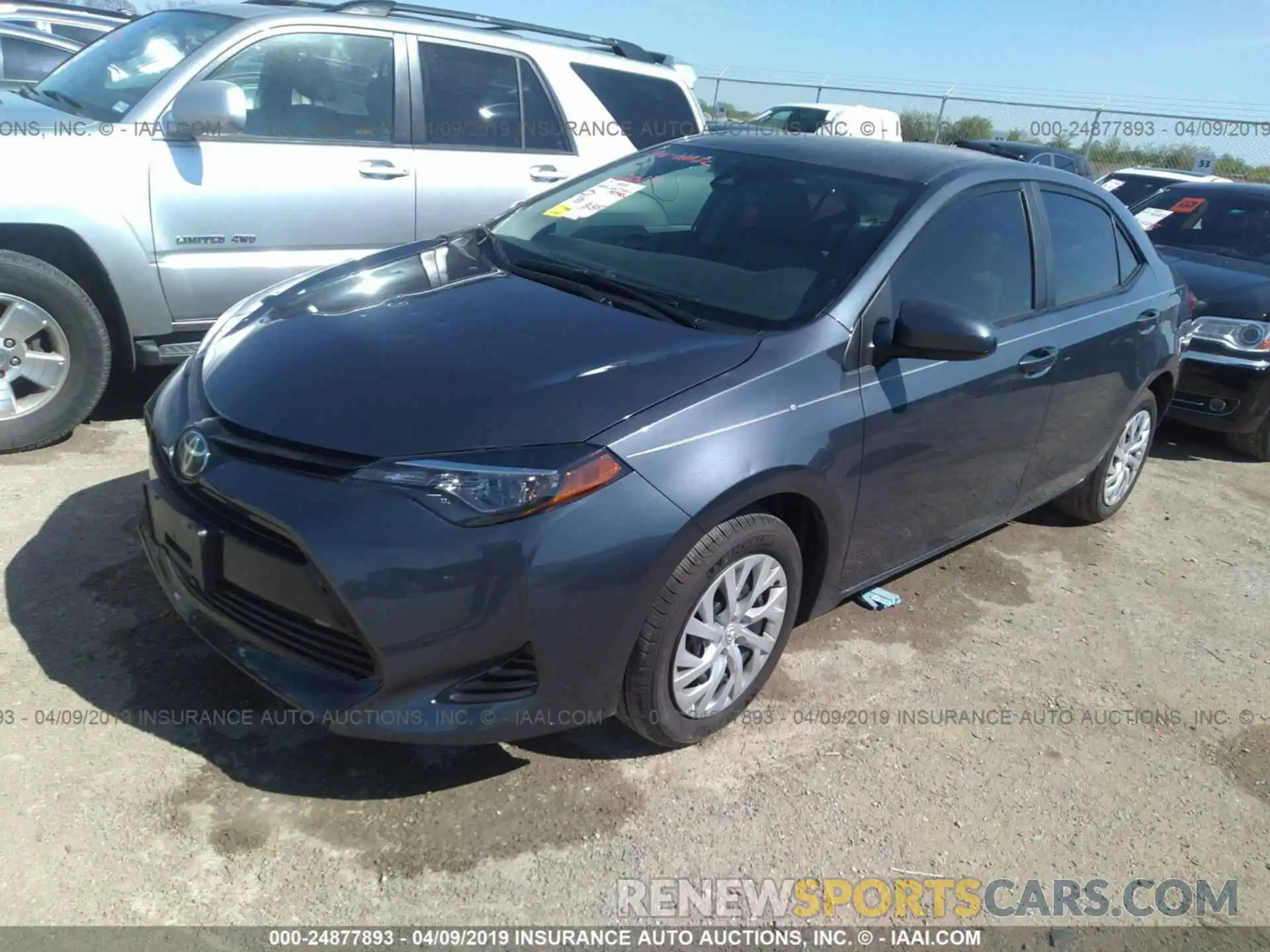 2 Photograph of a damaged car 5YFBURHE2KP926782 TOYOTA COROLLA 2019