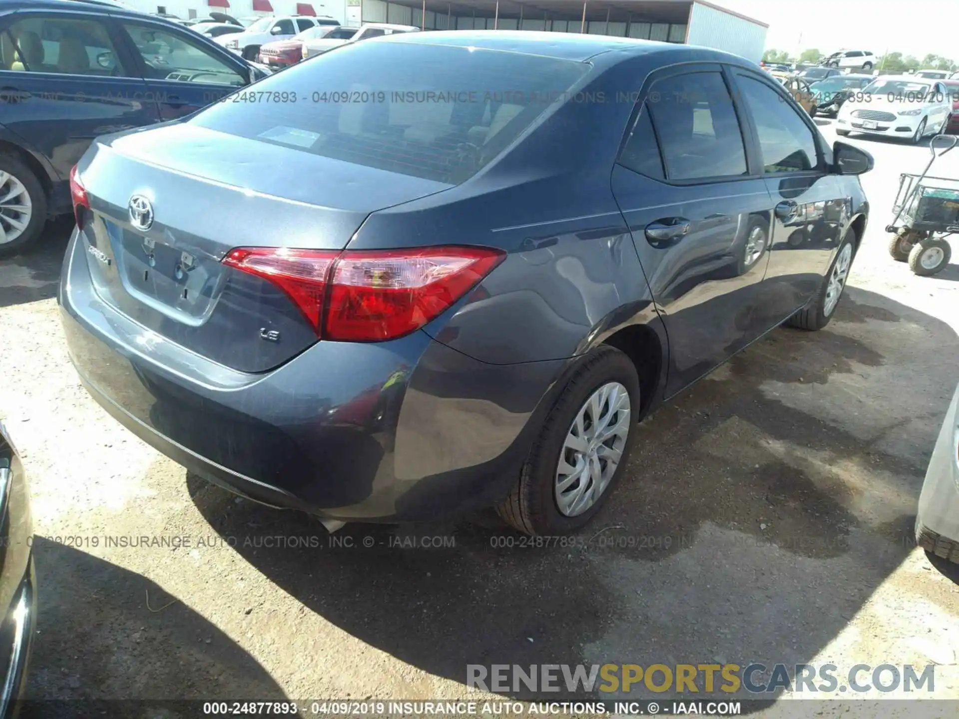 4 Photograph of a damaged car 5YFBURHE2KP926782 TOYOTA COROLLA 2019