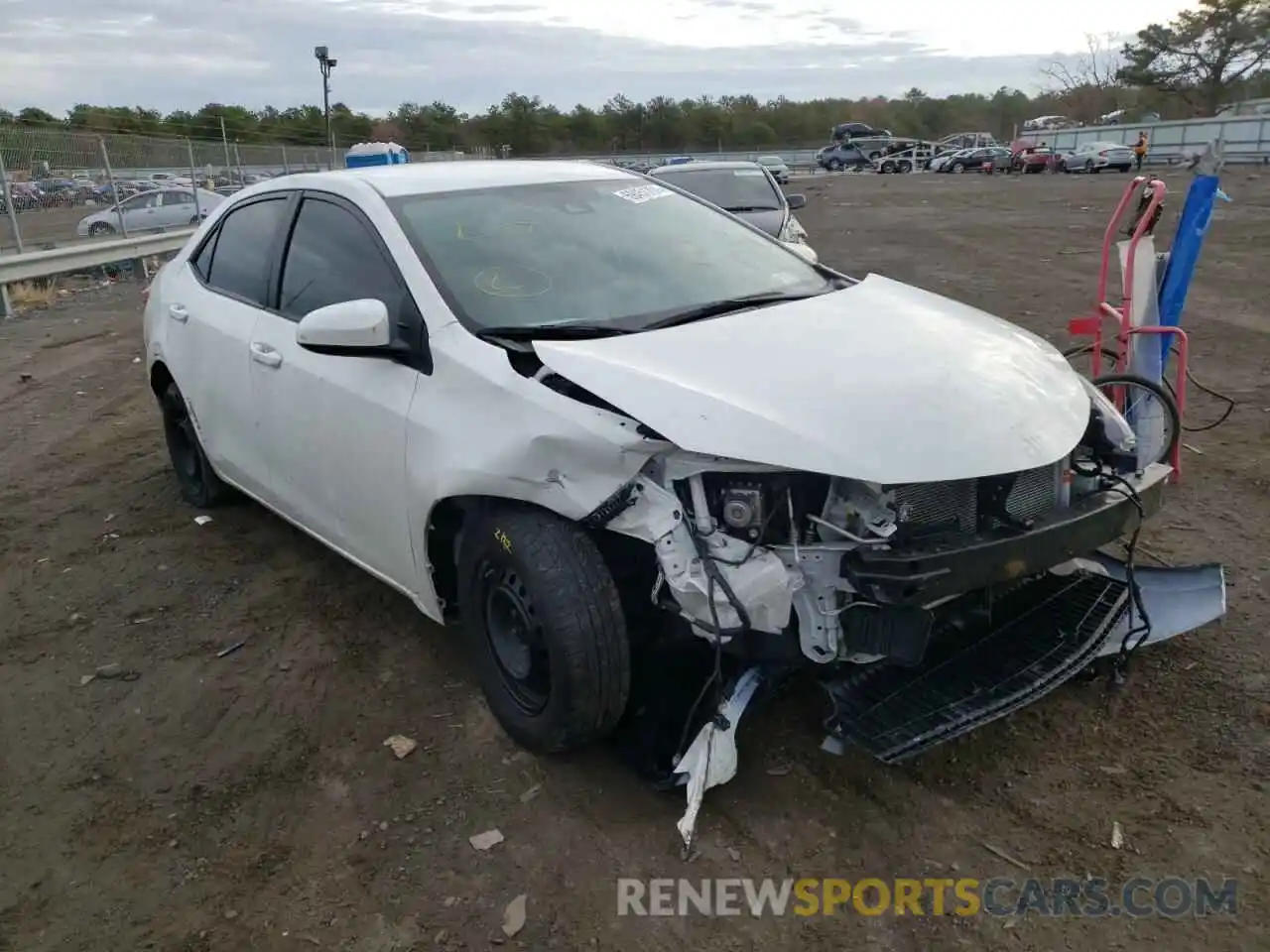 1 Photograph of a damaged car 5YFBURHE2KP926846 TOYOTA COROLLA 2019