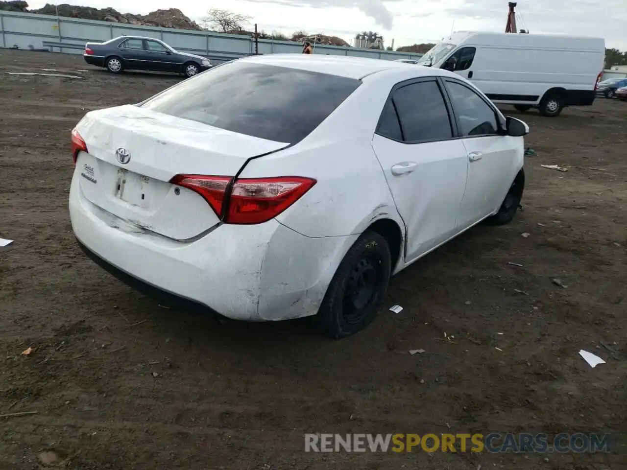 4 Photograph of a damaged car 5YFBURHE2KP926846 TOYOTA COROLLA 2019