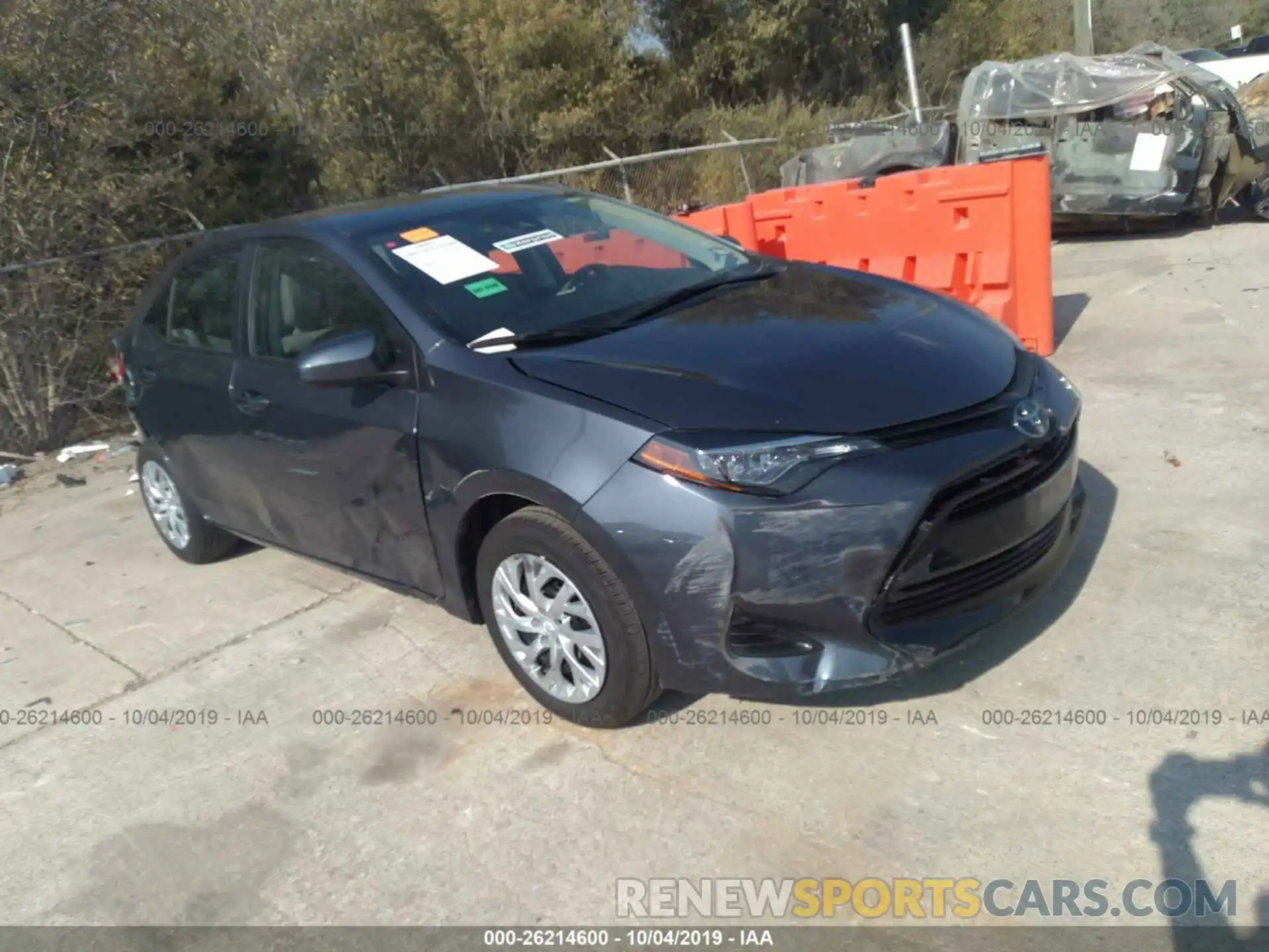 1 Photograph of a damaged car 5YFBURHE2KP927320 TOYOTA COROLLA 2019