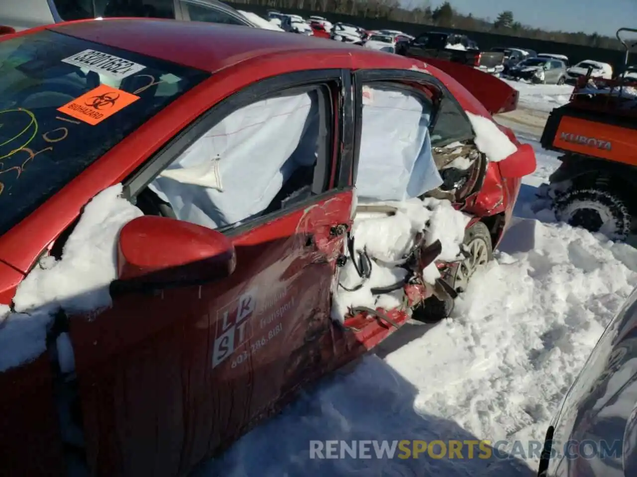 9 Photograph of a damaged car 5YFBURHE2KP927432 TOYOTA COROLLA 2019