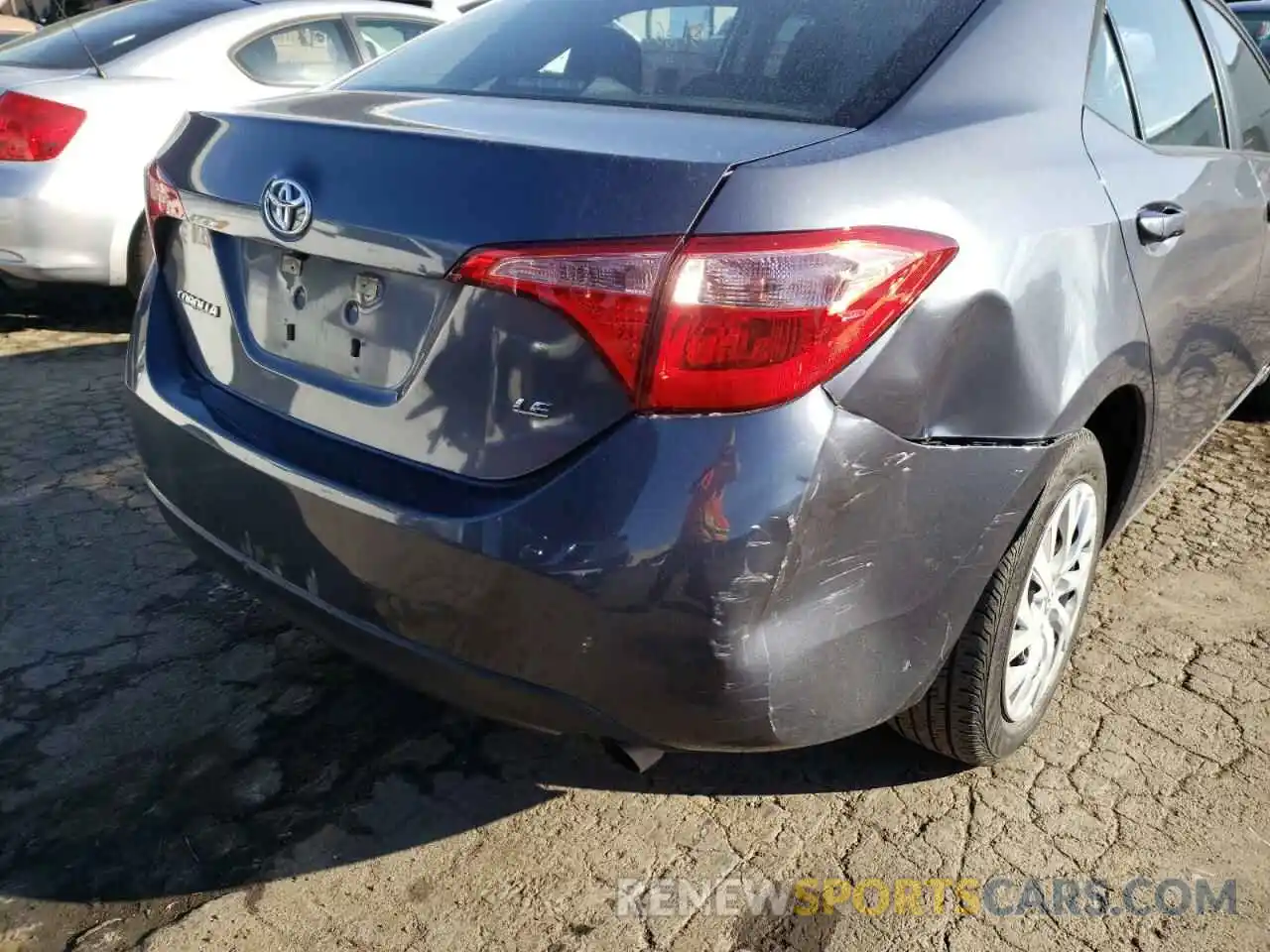 9 Photograph of a damaged car 5YFBURHE2KP927737 TOYOTA COROLLA 2019