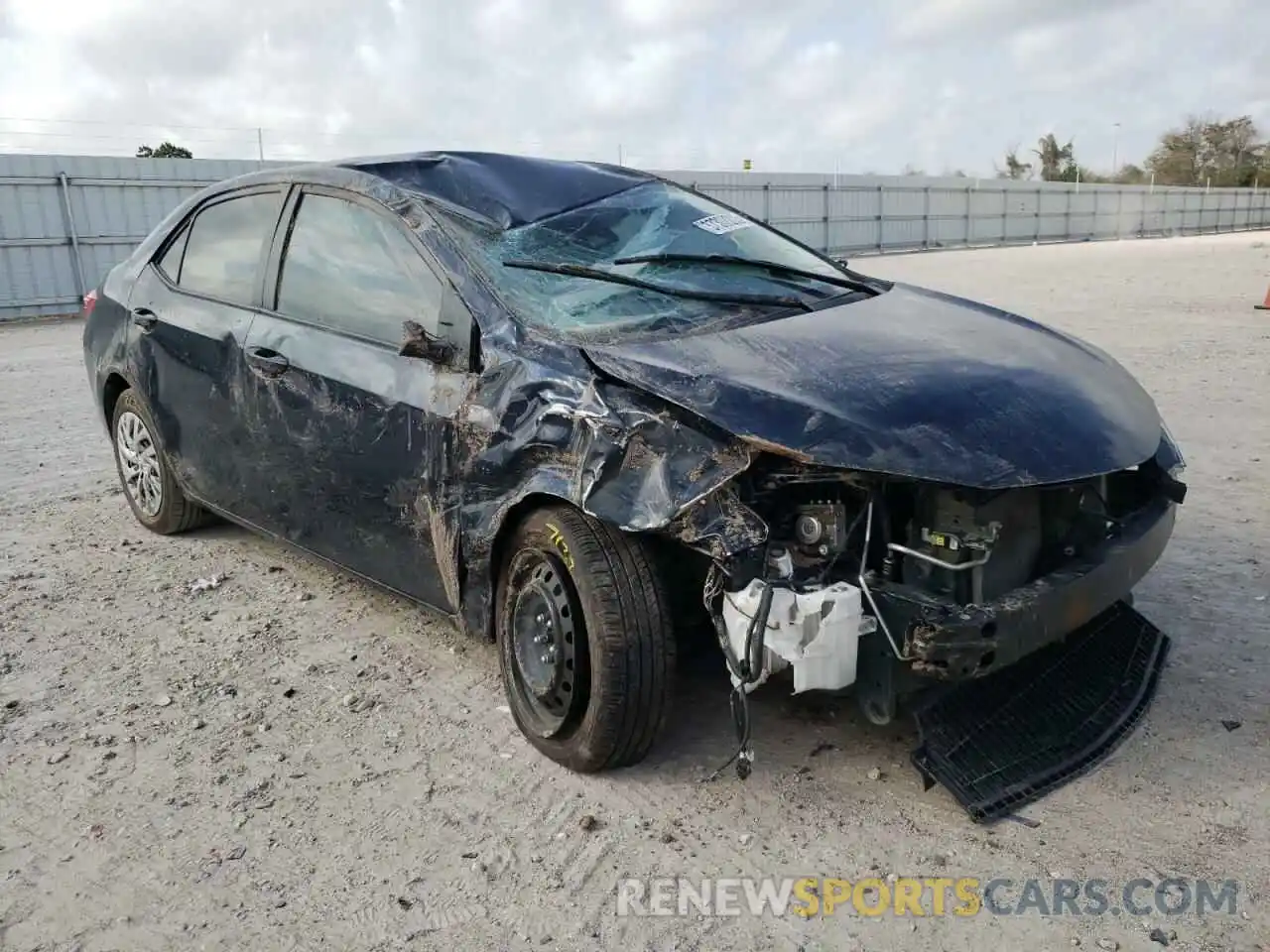 1 Photograph of a damaged car 5YFBURHE2KP927768 TOYOTA COROLLA 2019