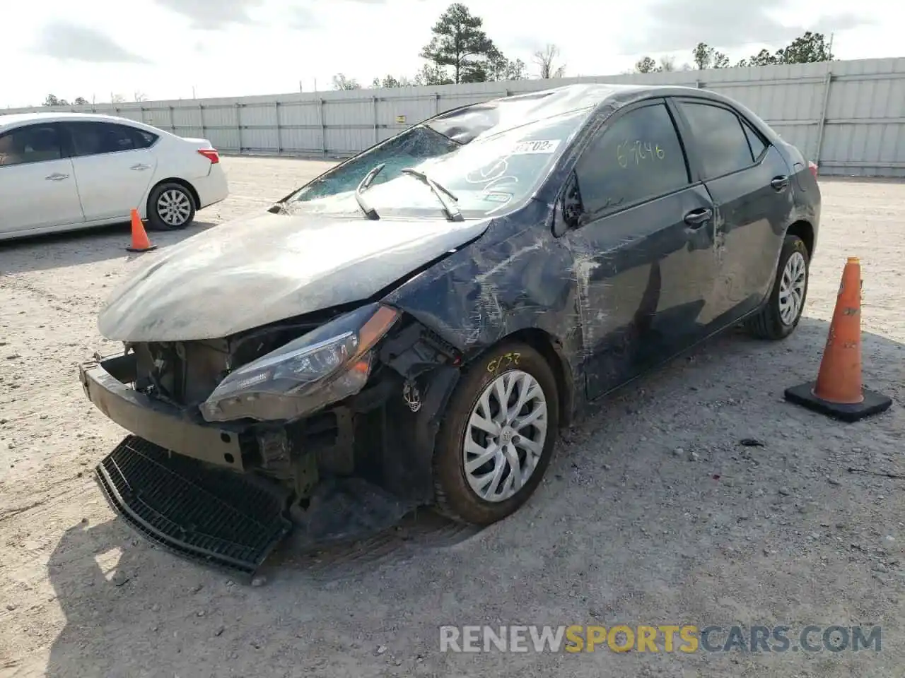 2 Photograph of a damaged car 5YFBURHE2KP927768 TOYOTA COROLLA 2019