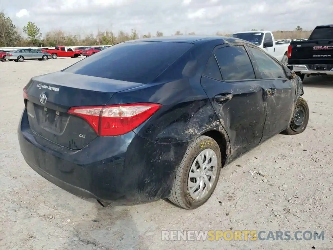 4 Photograph of a damaged car 5YFBURHE2KP927768 TOYOTA COROLLA 2019