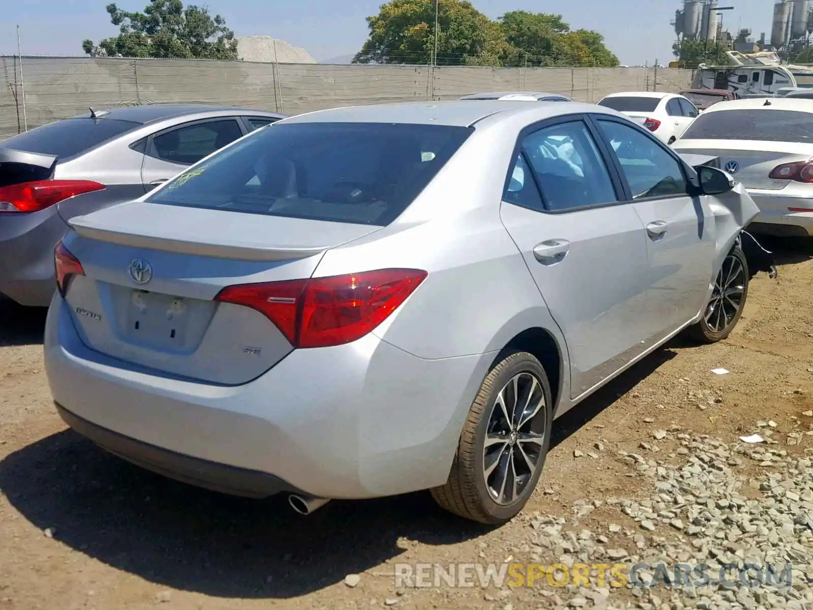 4 Photograph of a damaged car 5YFBURHE2KP928368 TOYOTA COROLLA 2019