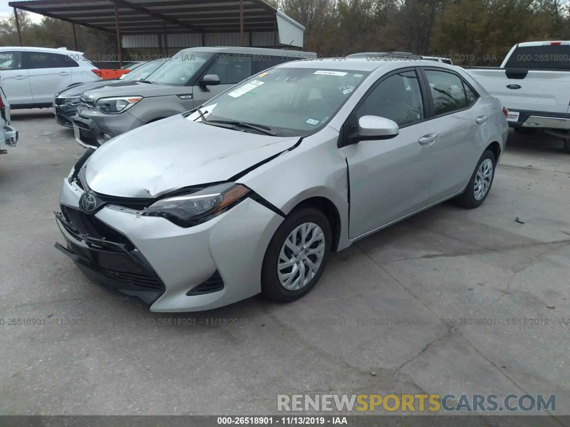 2 Photograph of a damaged car 5YFBURHE2KP928404 TOYOTA COROLLA 2019