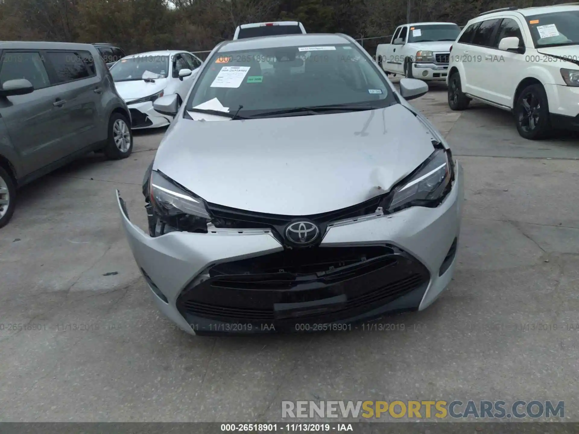 6 Photograph of a damaged car 5YFBURHE2KP928404 TOYOTA COROLLA 2019