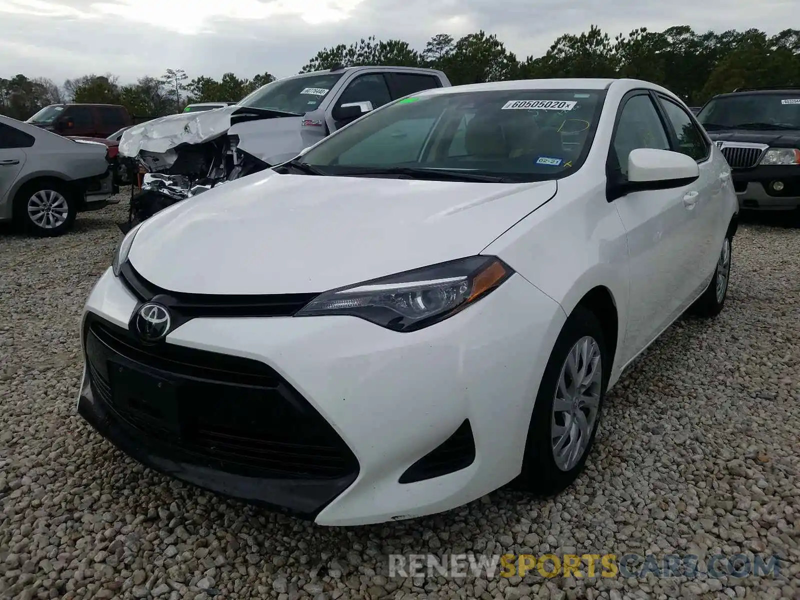 2 Photograph of a damaged car 5YFBURHE2KP928550 TOYOTA COROLLA 2019