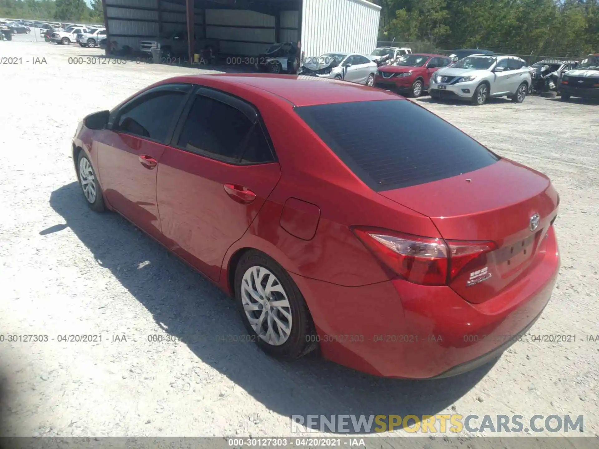 3 Photograph of a damaged car 5YFBURHE2KP928807 TOYOTA COROLLA 2019