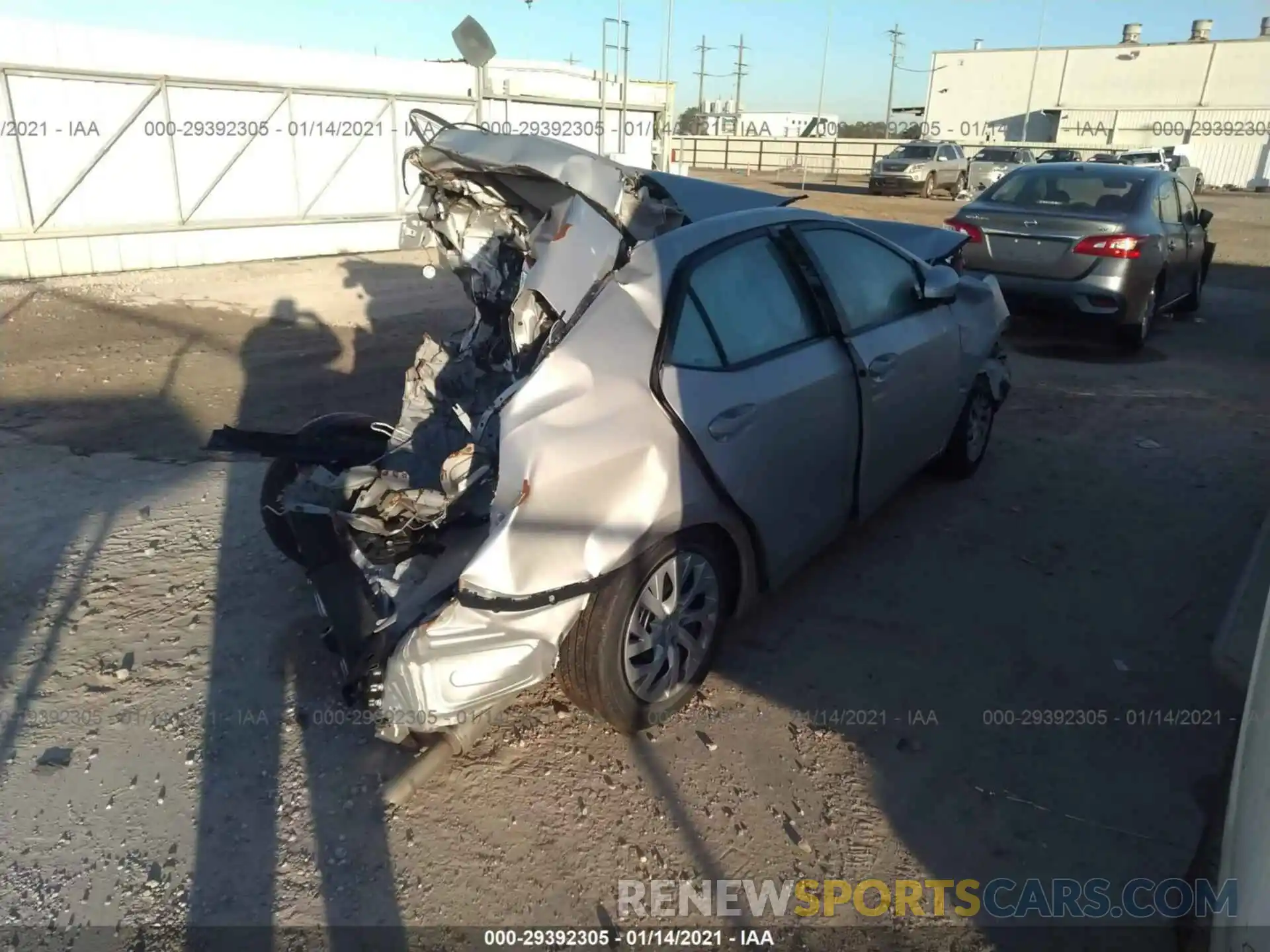 4 Photograph of a damaged car 5YFBURHE2KP928886 TOYOTA COROLLA 2019