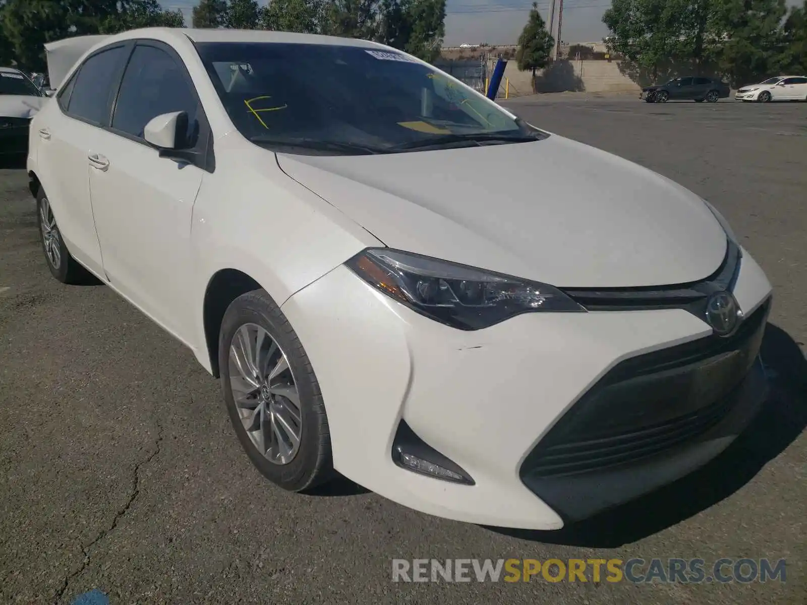 1 Photograph of a damaged car 5YFBURHE2KP929522 TOYOTA COROLLA 2019