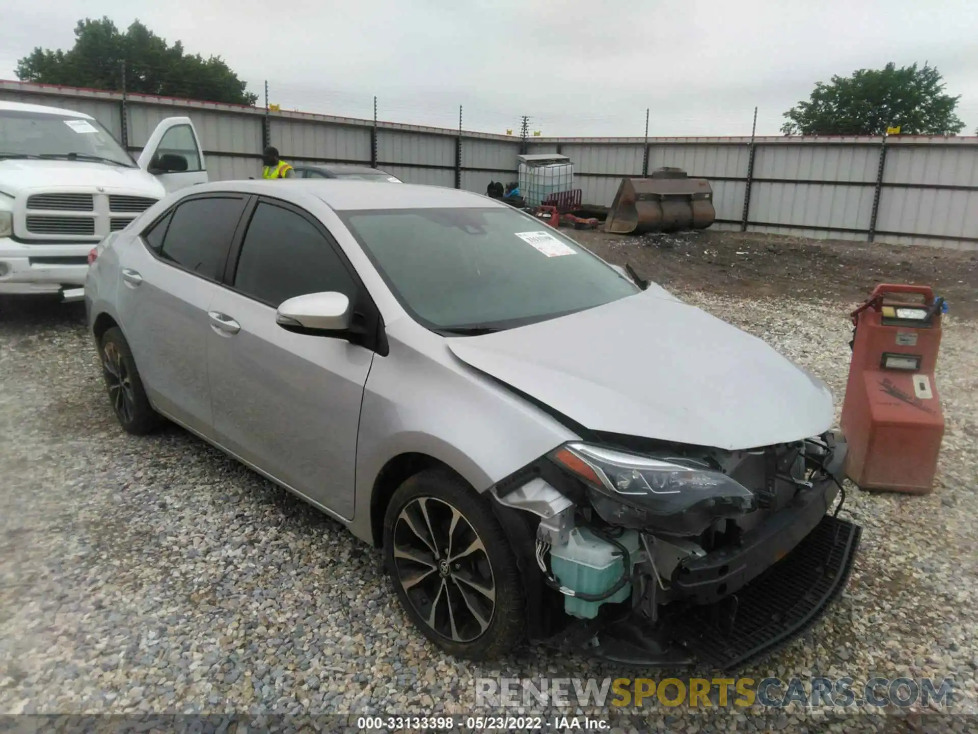 1 Photograph of a damaged car 5YFBURHE2KP929990 TOYOTA COROLLA 2019