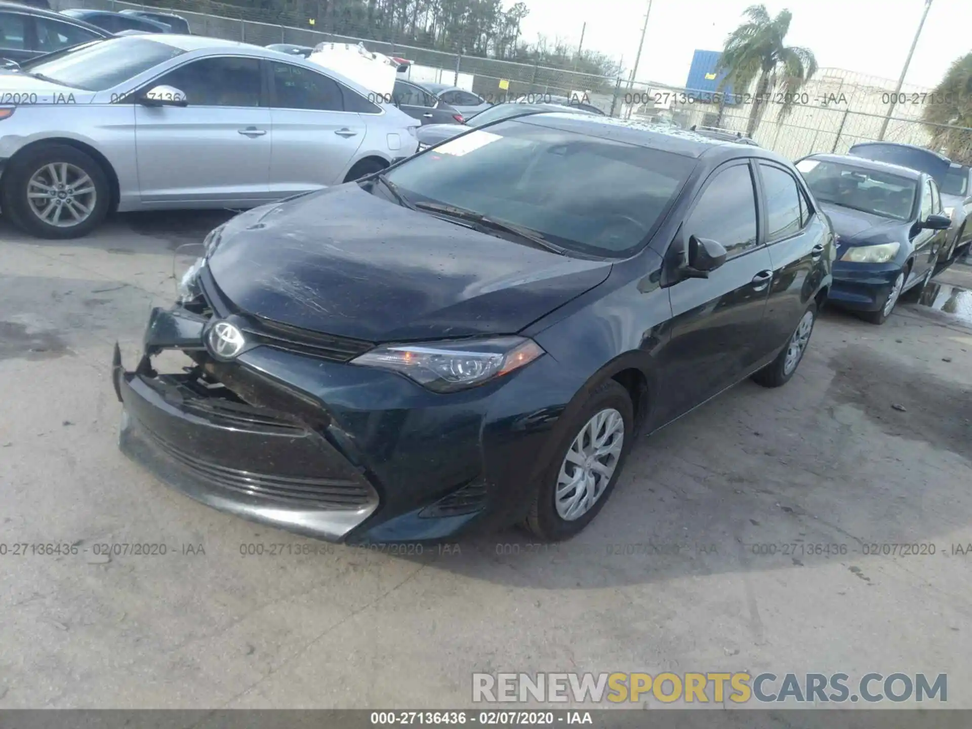 2 Photograph of a damaged car 5YFBURHE2KP930010 TOYOTA COROLLA 2019