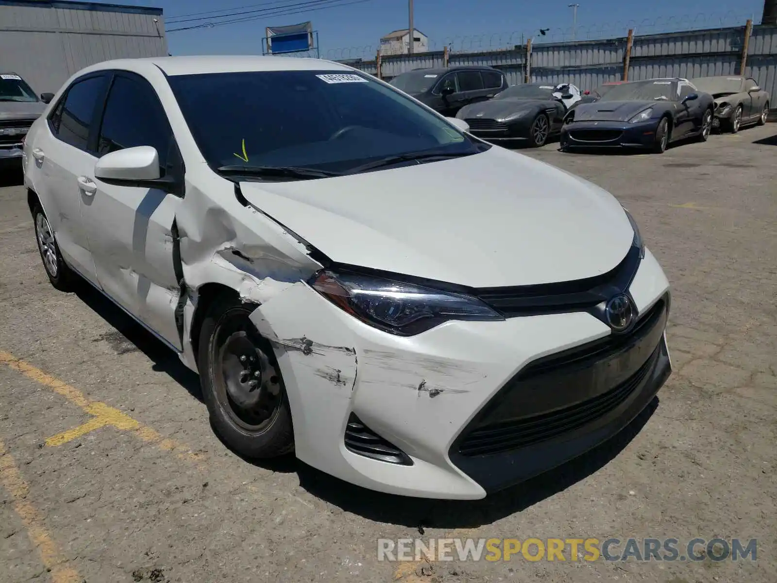 1 Photograph of a damaged car 5YFBURHE2KP930511 TOYOTA COROLLA 2019